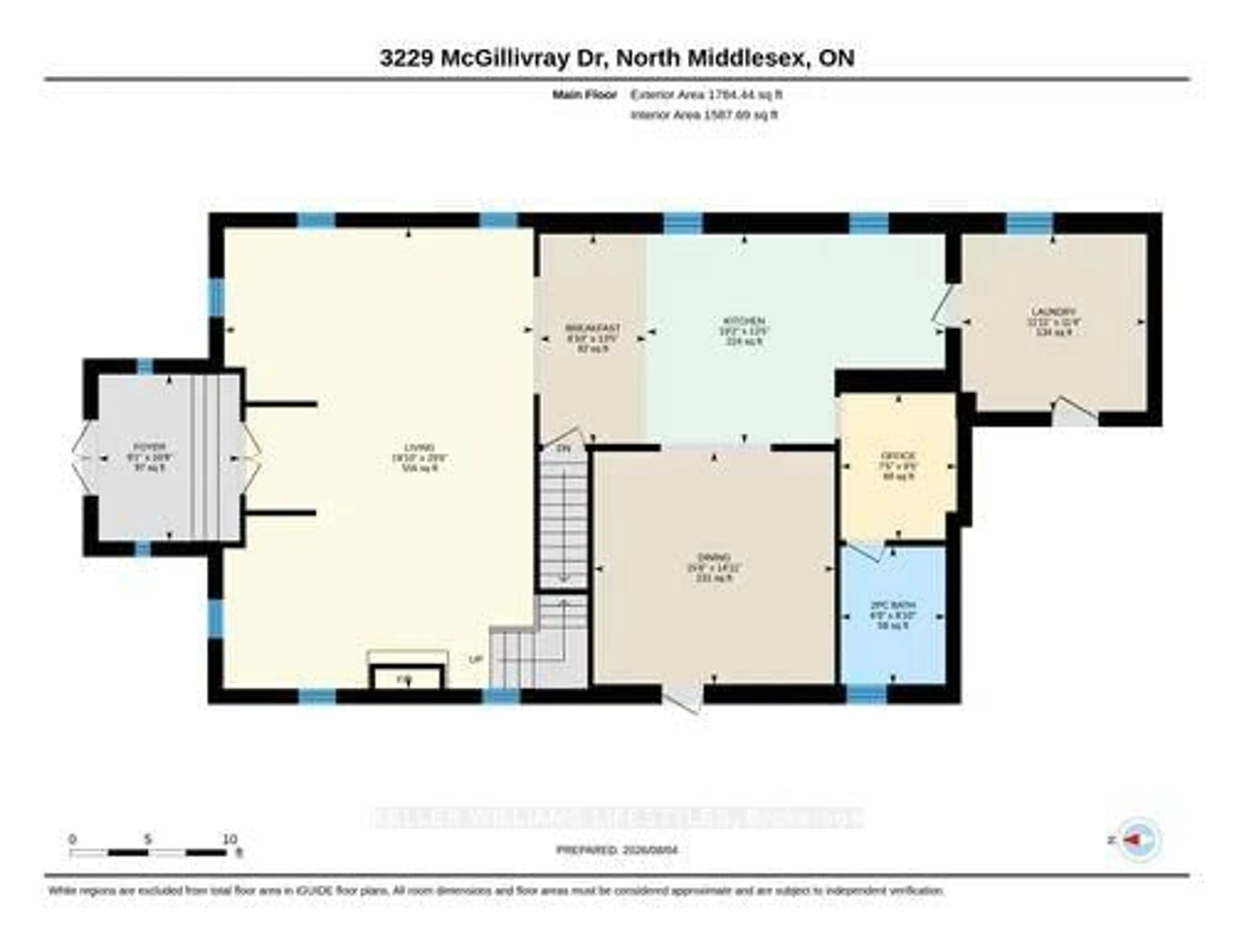 Floor plan for 3229 McGillivray Dr, North Middlesex Ontario N0M 2K0