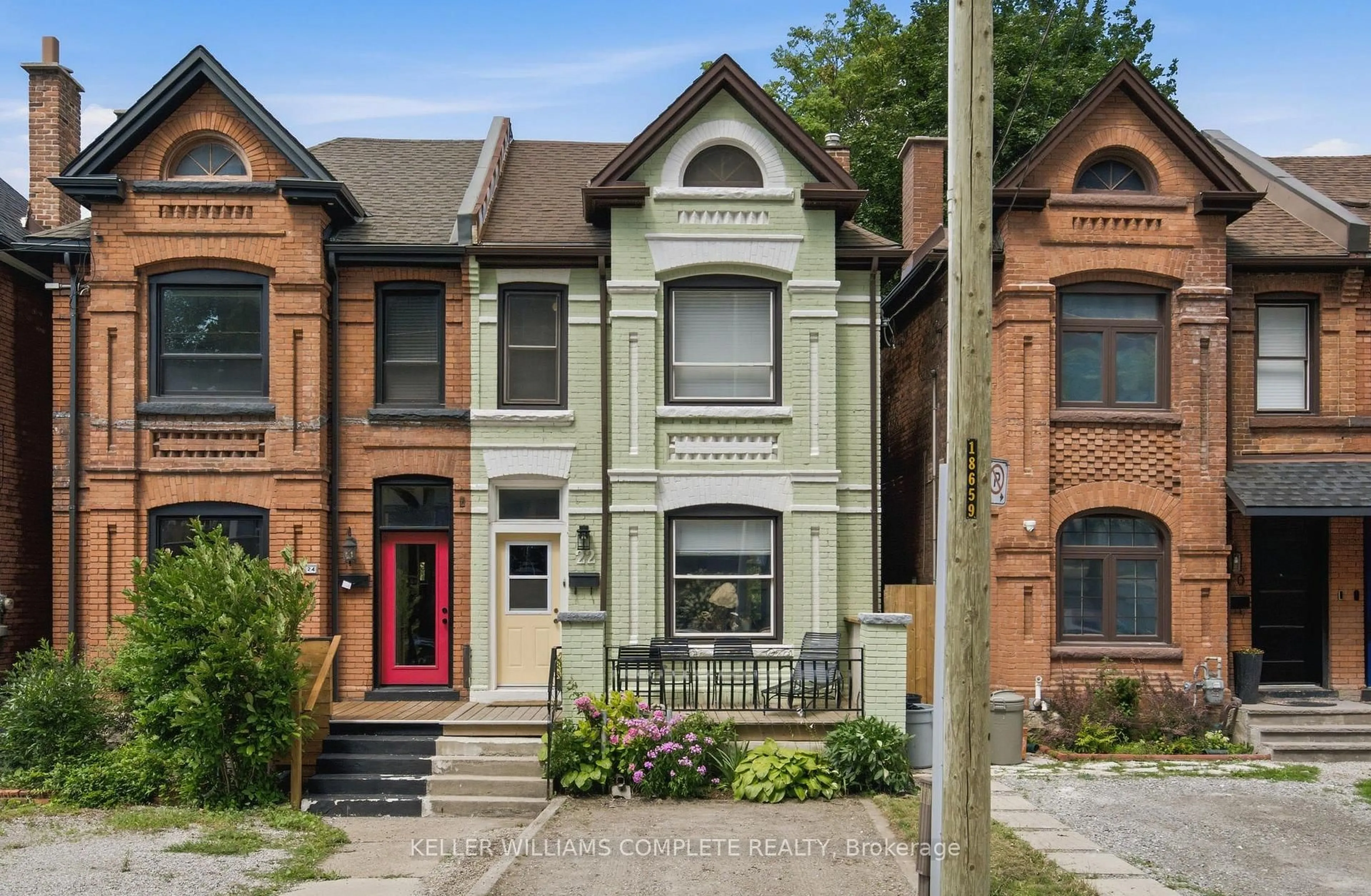 Home with brick exterior material, street for 22 Spring St, Hamilton Ontario L8N 2N9