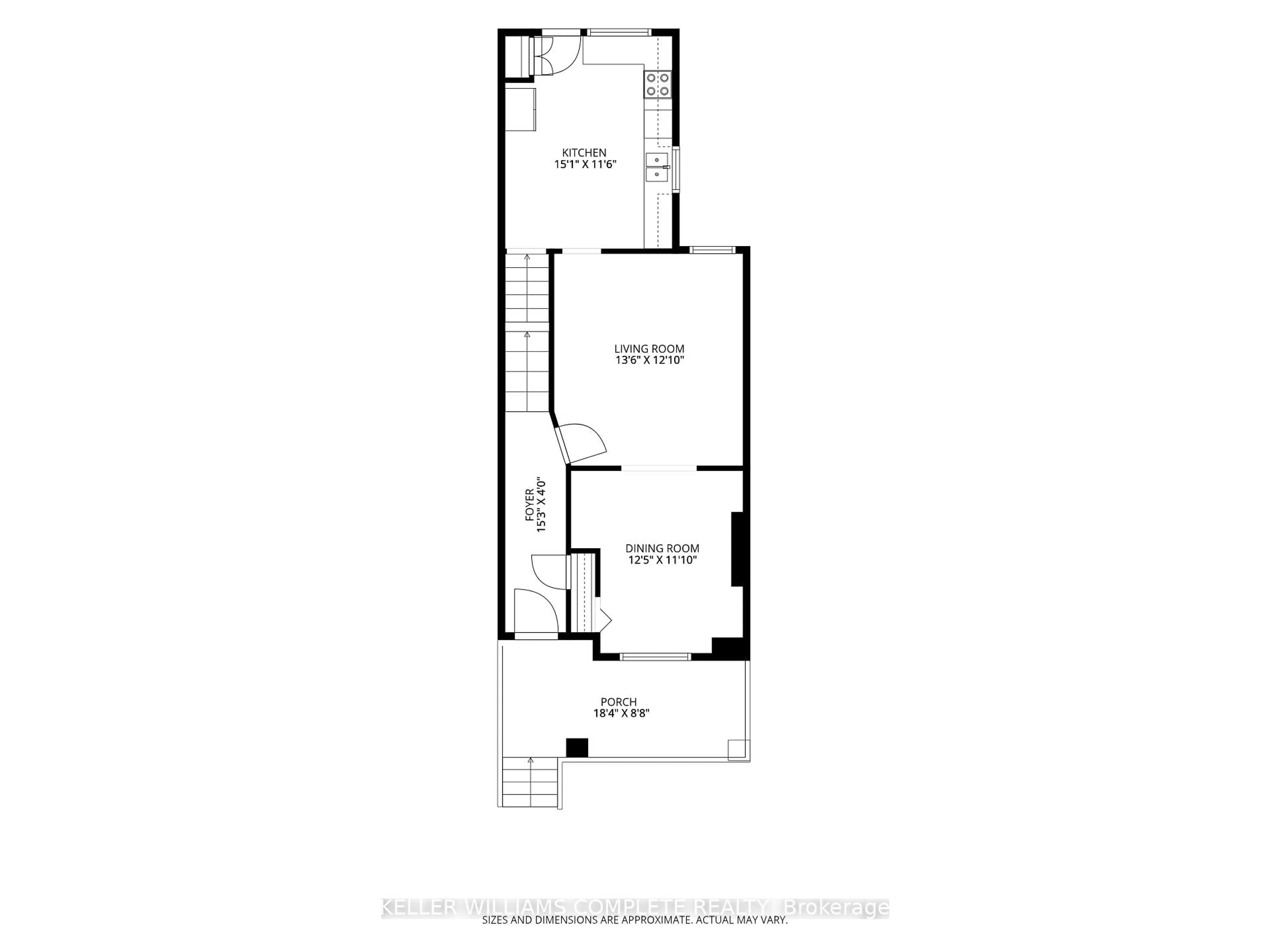 Floor plan for 22 Spring St, Hamilton Ontario L8N 2N9