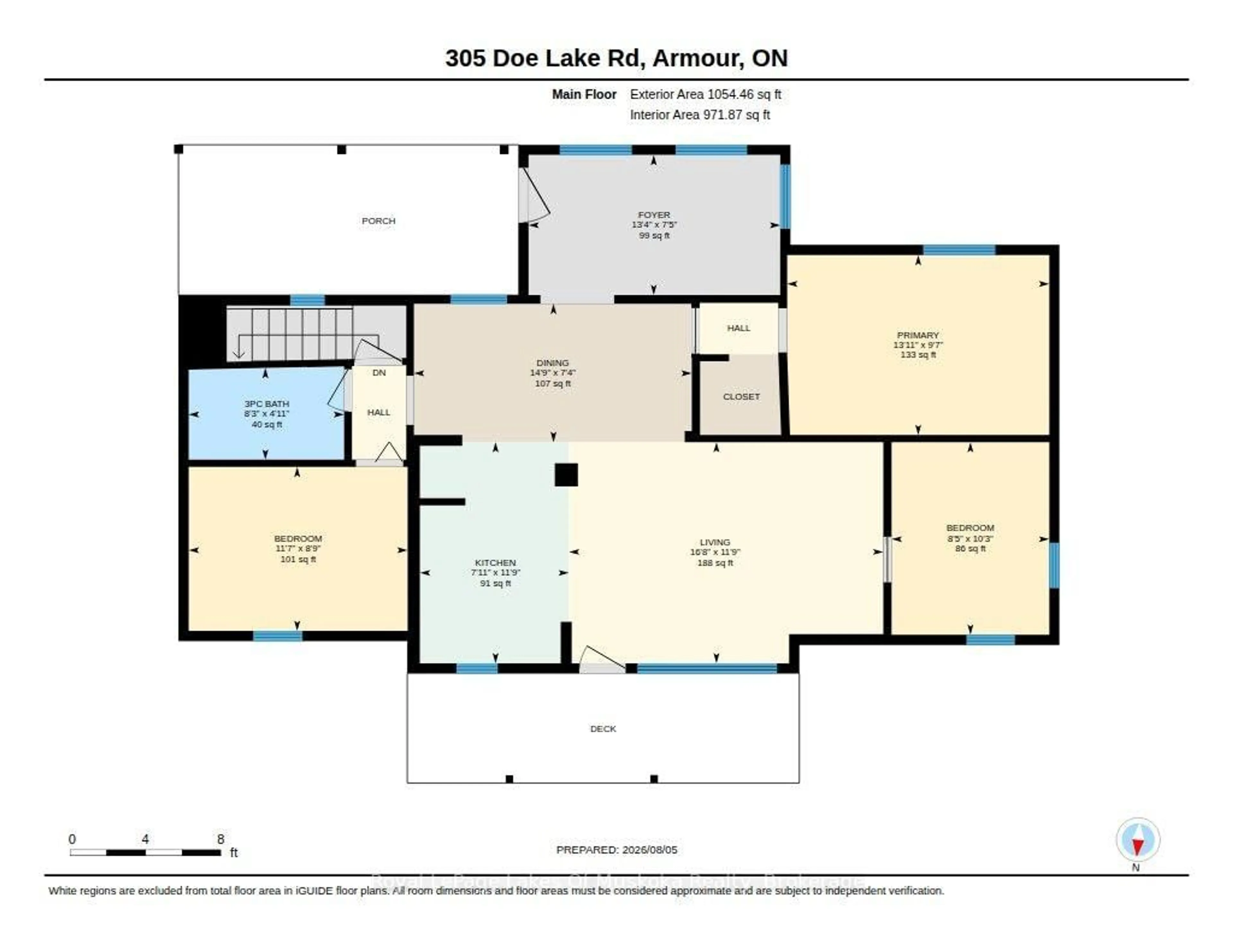 Floor plan for 305 Doe Lake Rd, Armour Ontario P0A 1C0