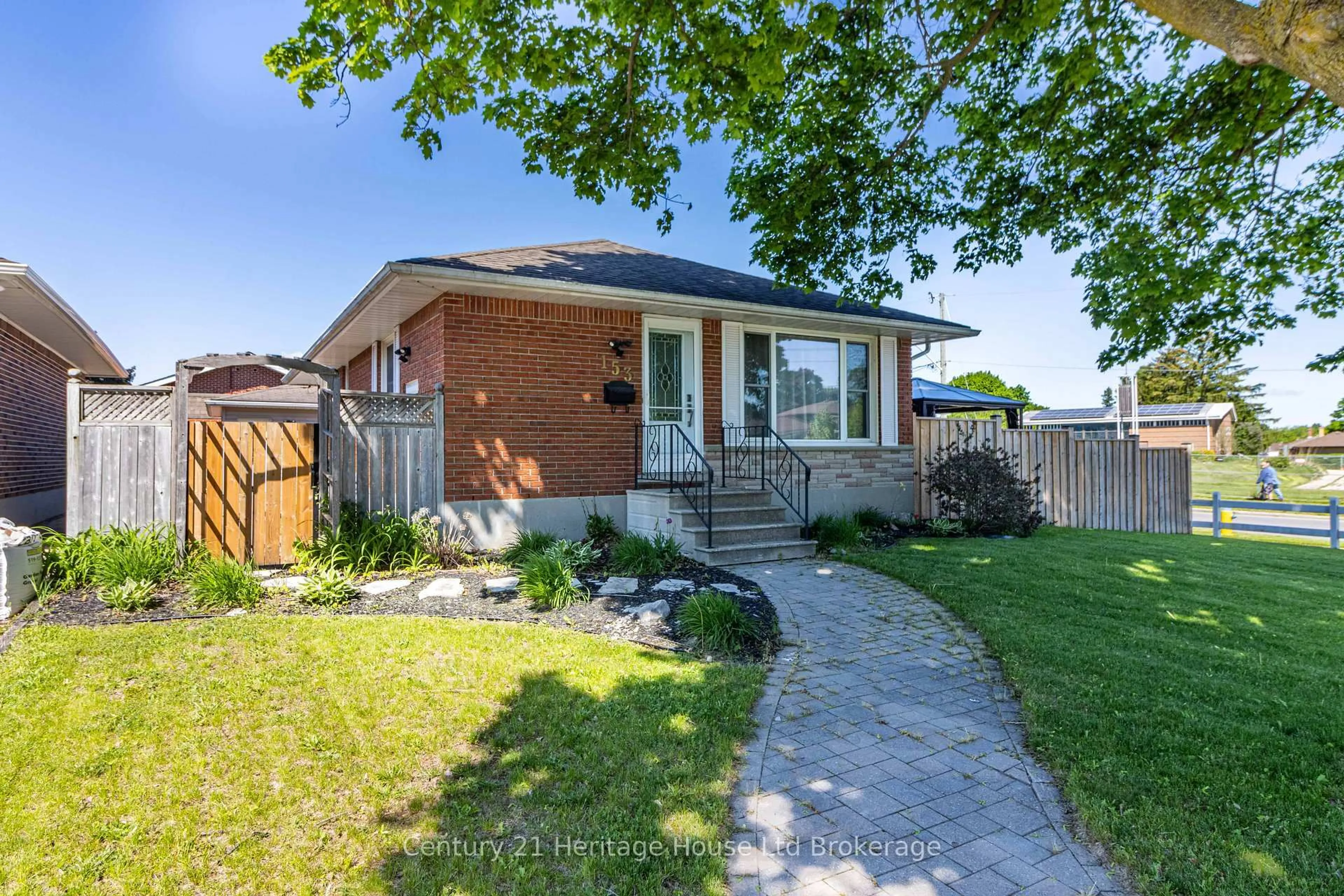 Home with brick exterior material, street for 153 Springbank Ave, Woodstock Ontario N4S 7P9