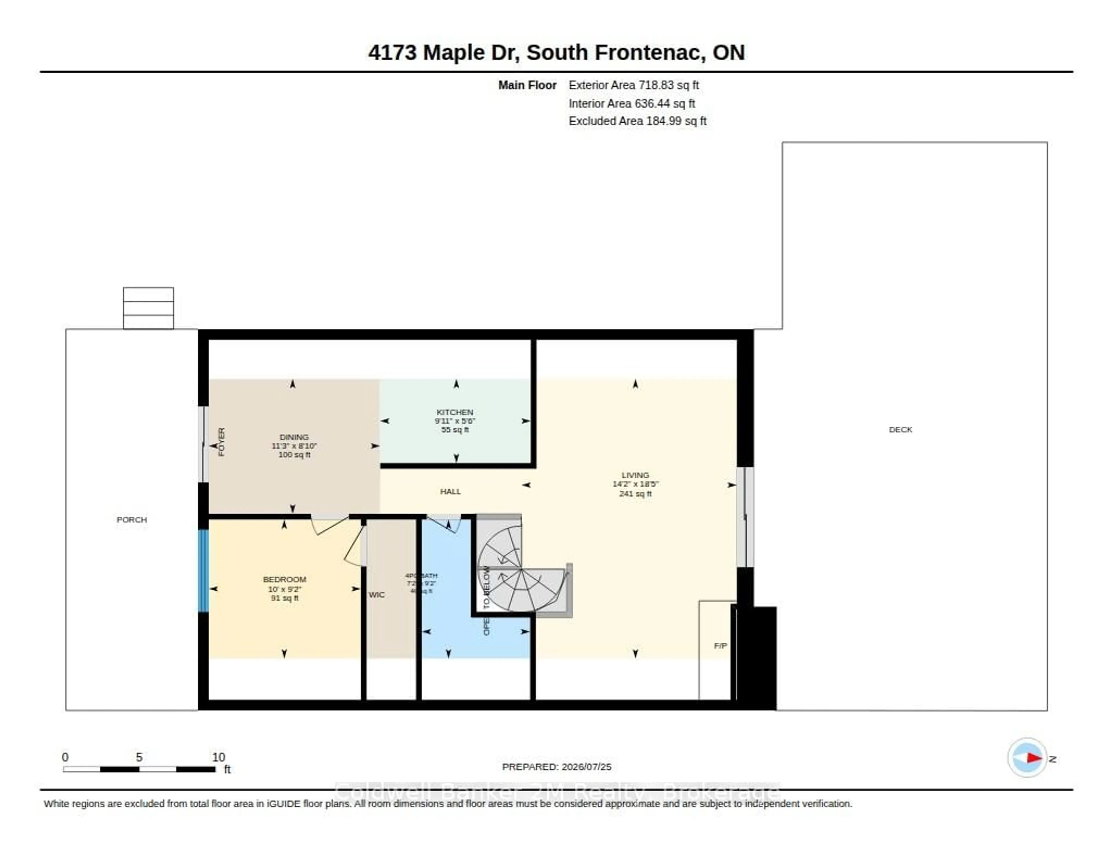 Floor plan for 4173 Maple Dr, Verona Ontario K0H 2W0
