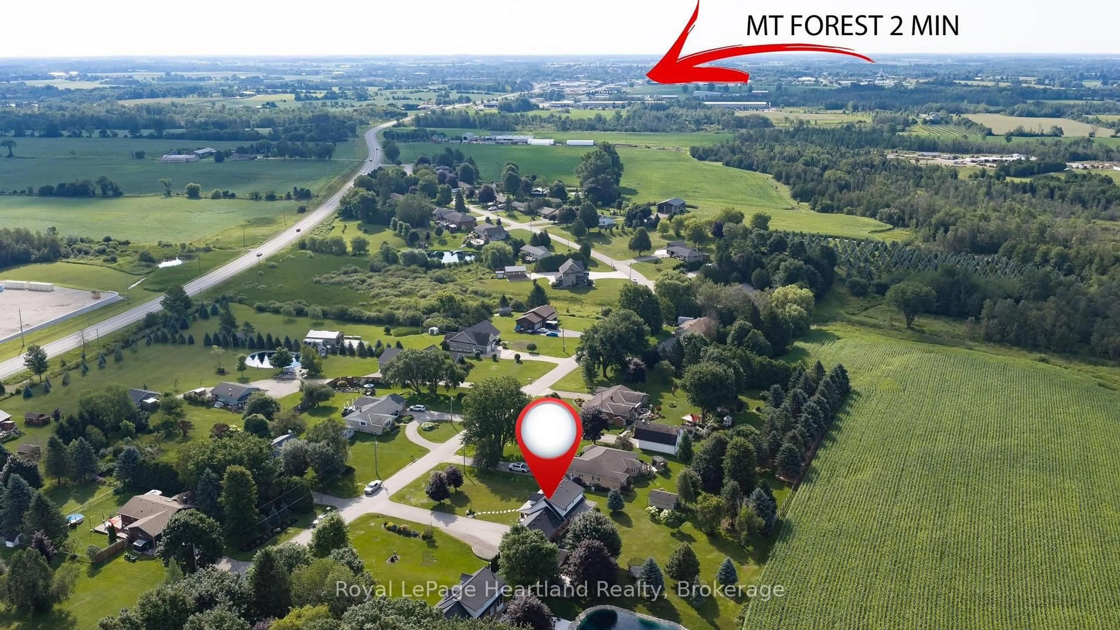 A pic from outside/outdoor area/front of a property/back of a property/a pic from drone, forest/trees view for 176 MCFARLIN Dr, West Grey Ontario N0G 2L0