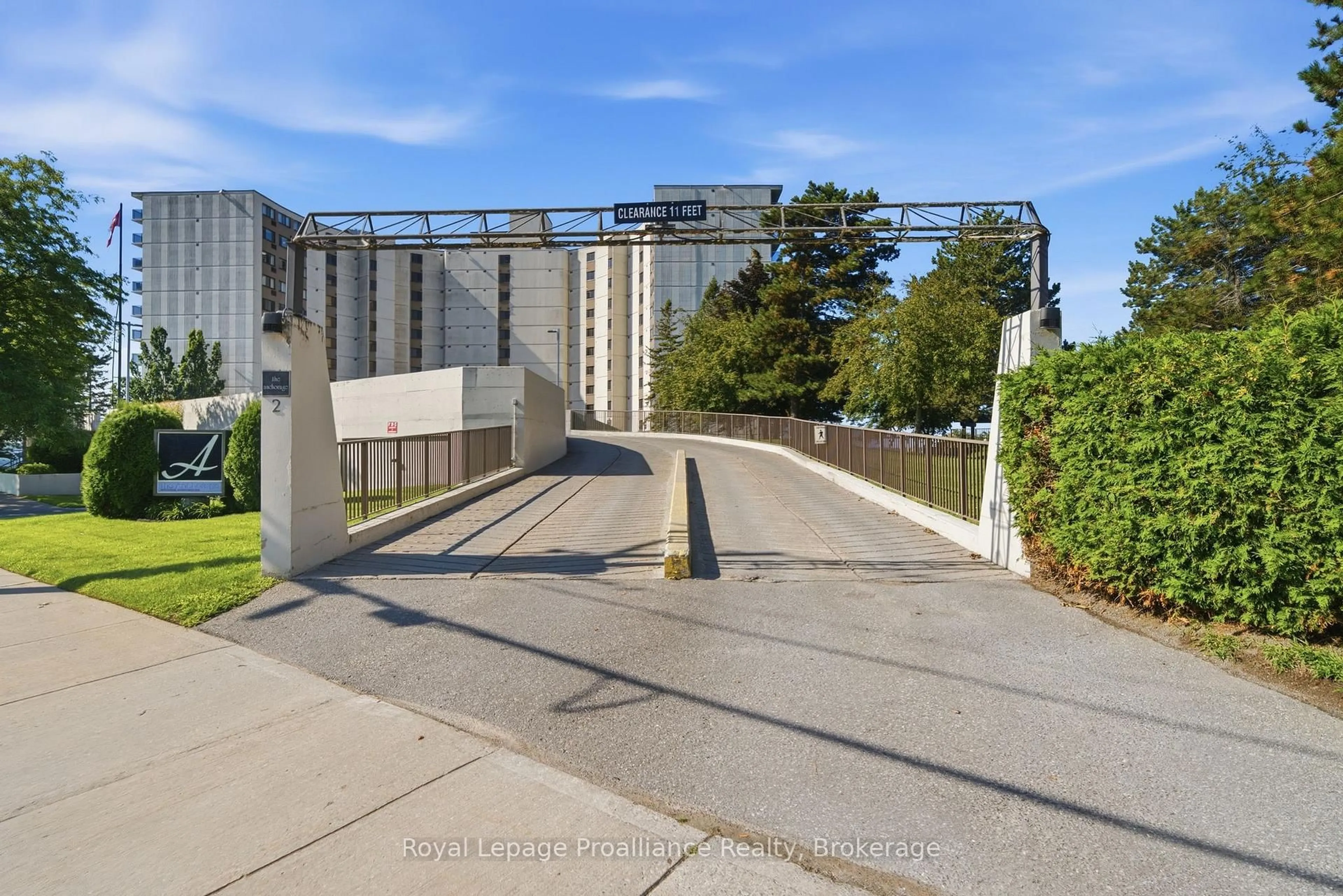 A pic from outside/outdoor area/front of a property/back of a property/a pic from drone, unknown for 2 South Front St #401, Belleville Ontario K8N 5K7