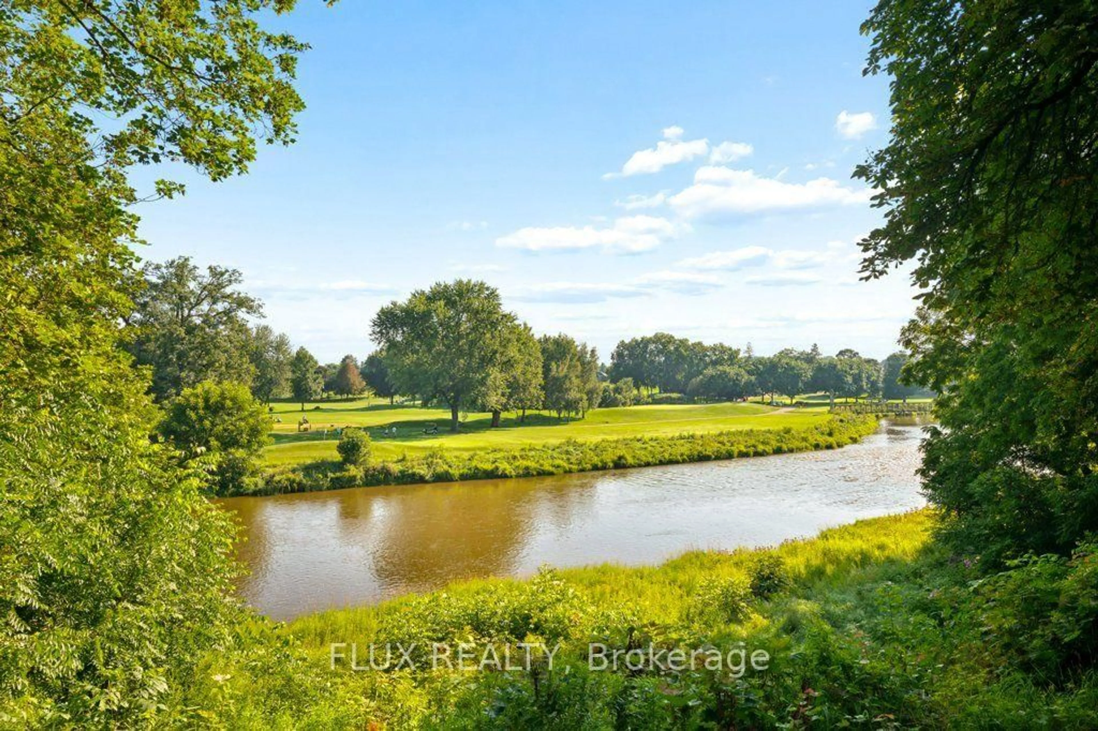A pic from outside/outdoor area/front of a property/back of a property/a pic from drone, water/lake/river/ocean view for 48 Misty River Dr, Woolwich Ontario N0B 1N0