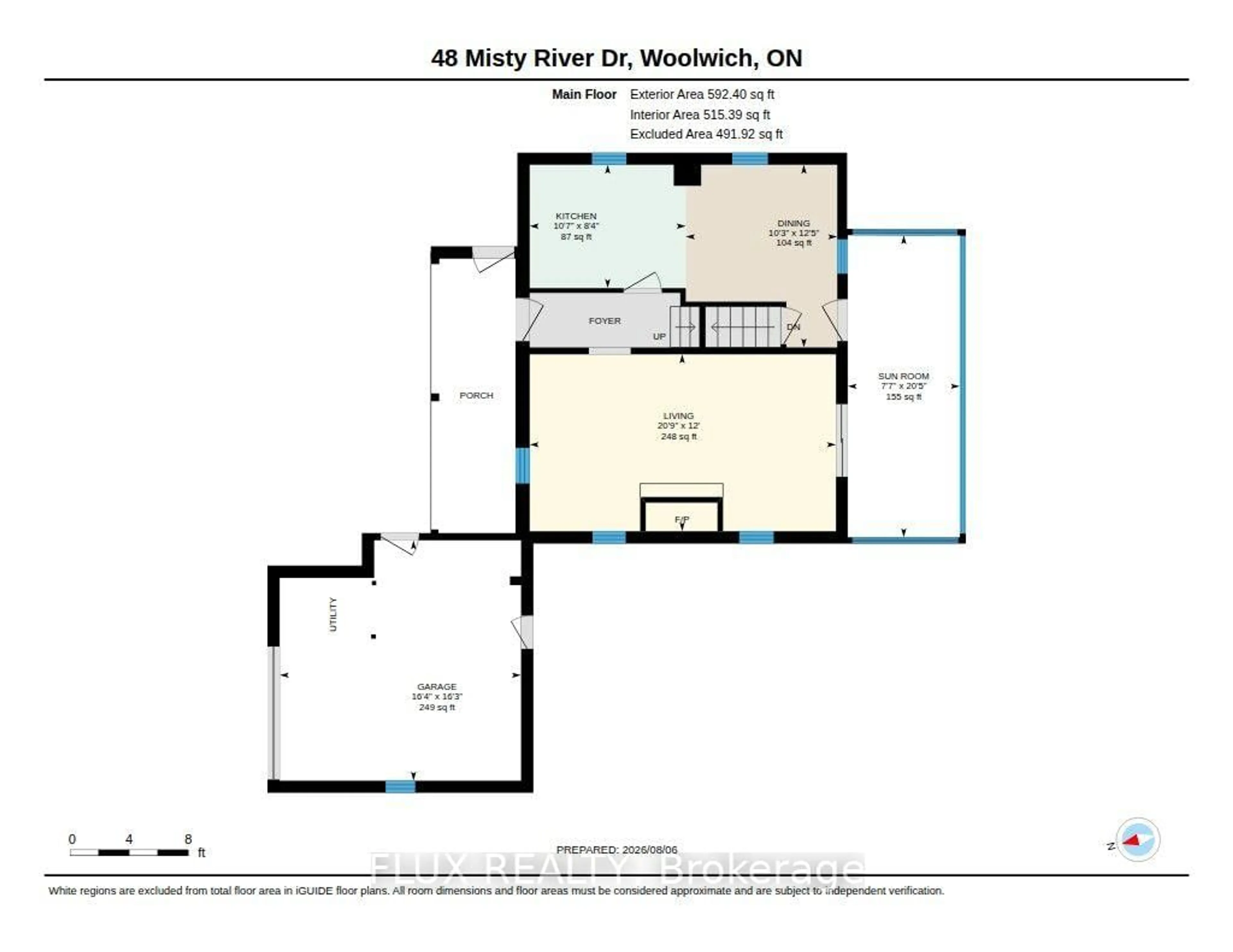 Floor plan for 48 Misty River Dr, Woolwich Ontario N0B 1N0