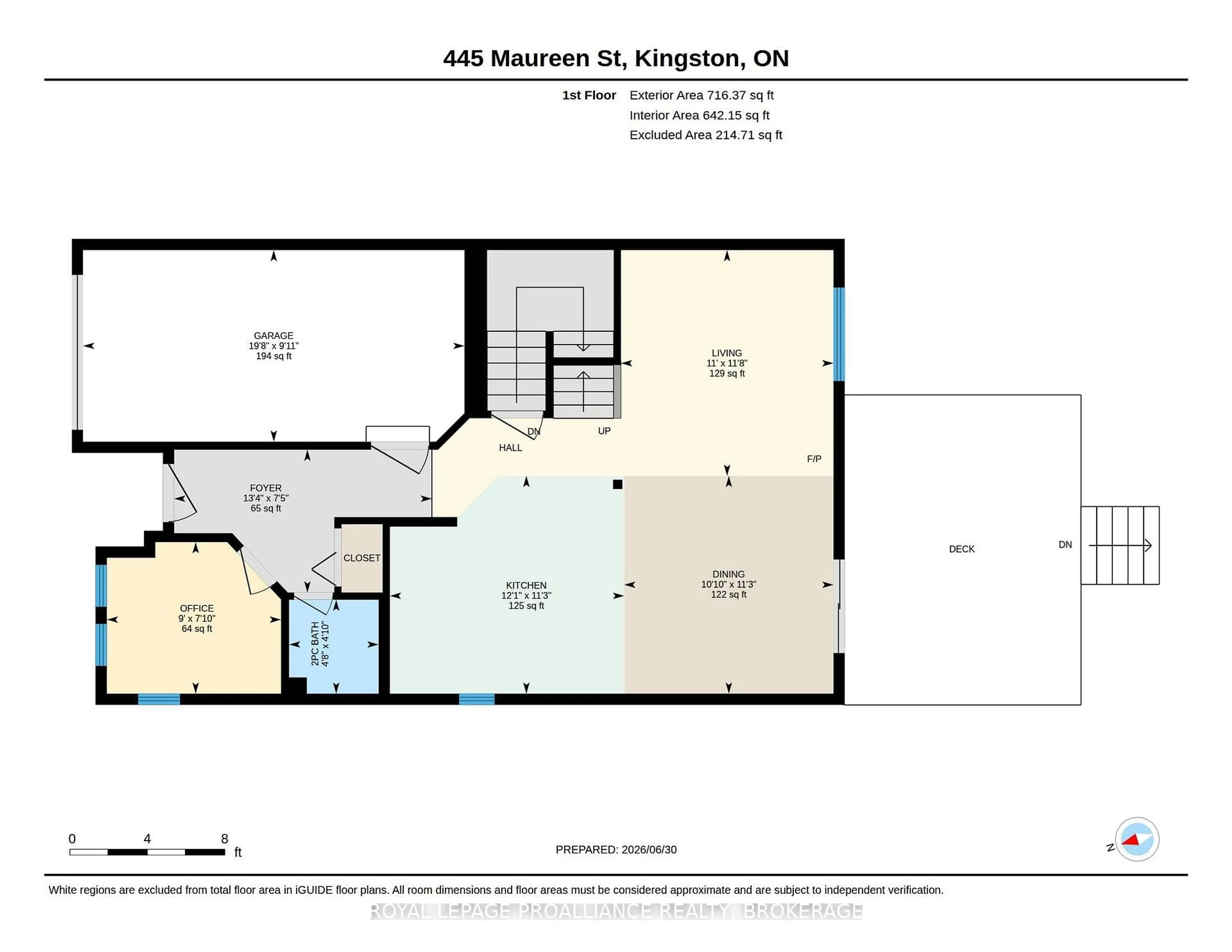 Floor plan for 445 Maureen St, Kingston Ontario K7K 7M2