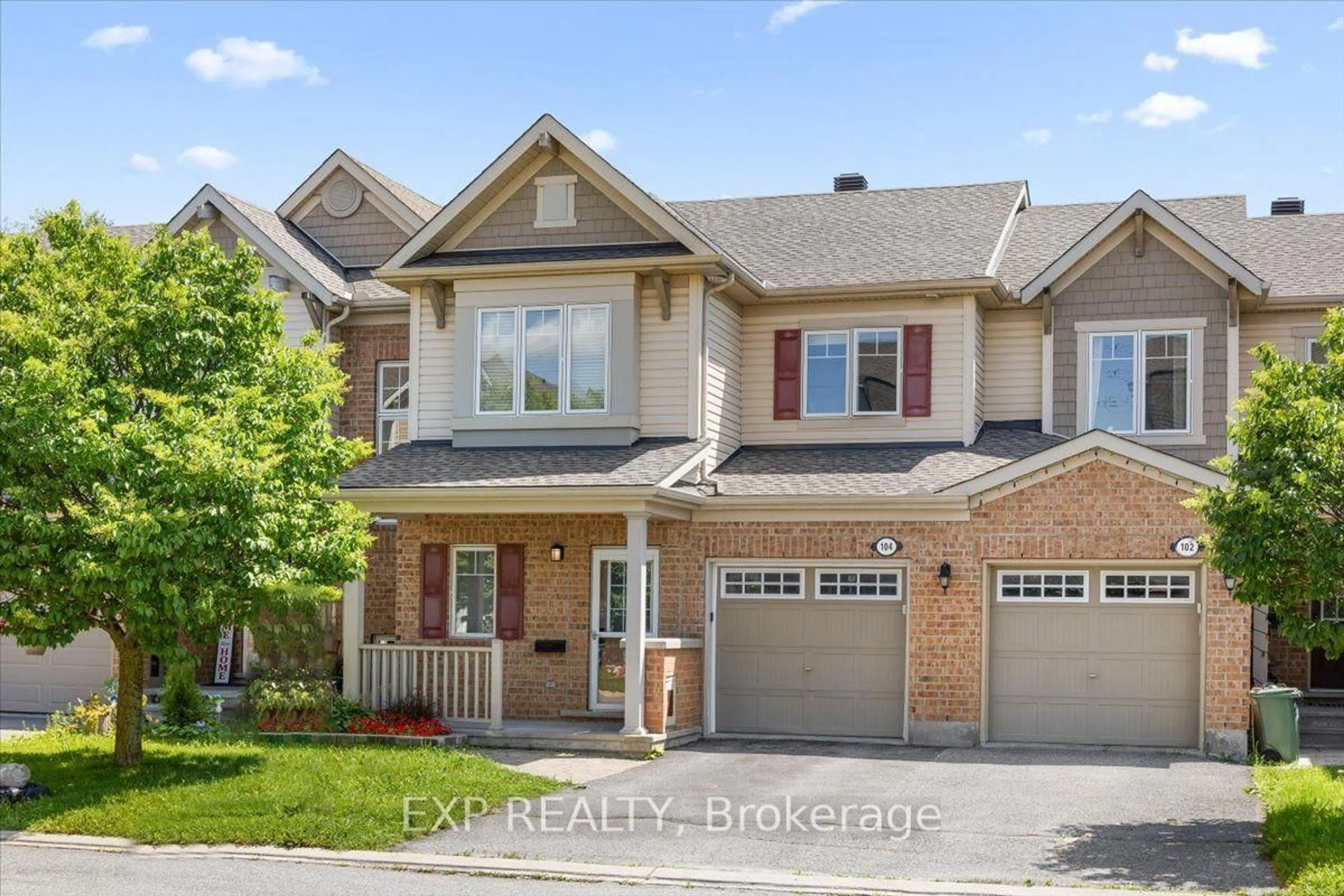 Home with brick exterior material, street for 104 Harmattan Ave, Ottawa Ontario K2S 0E3
