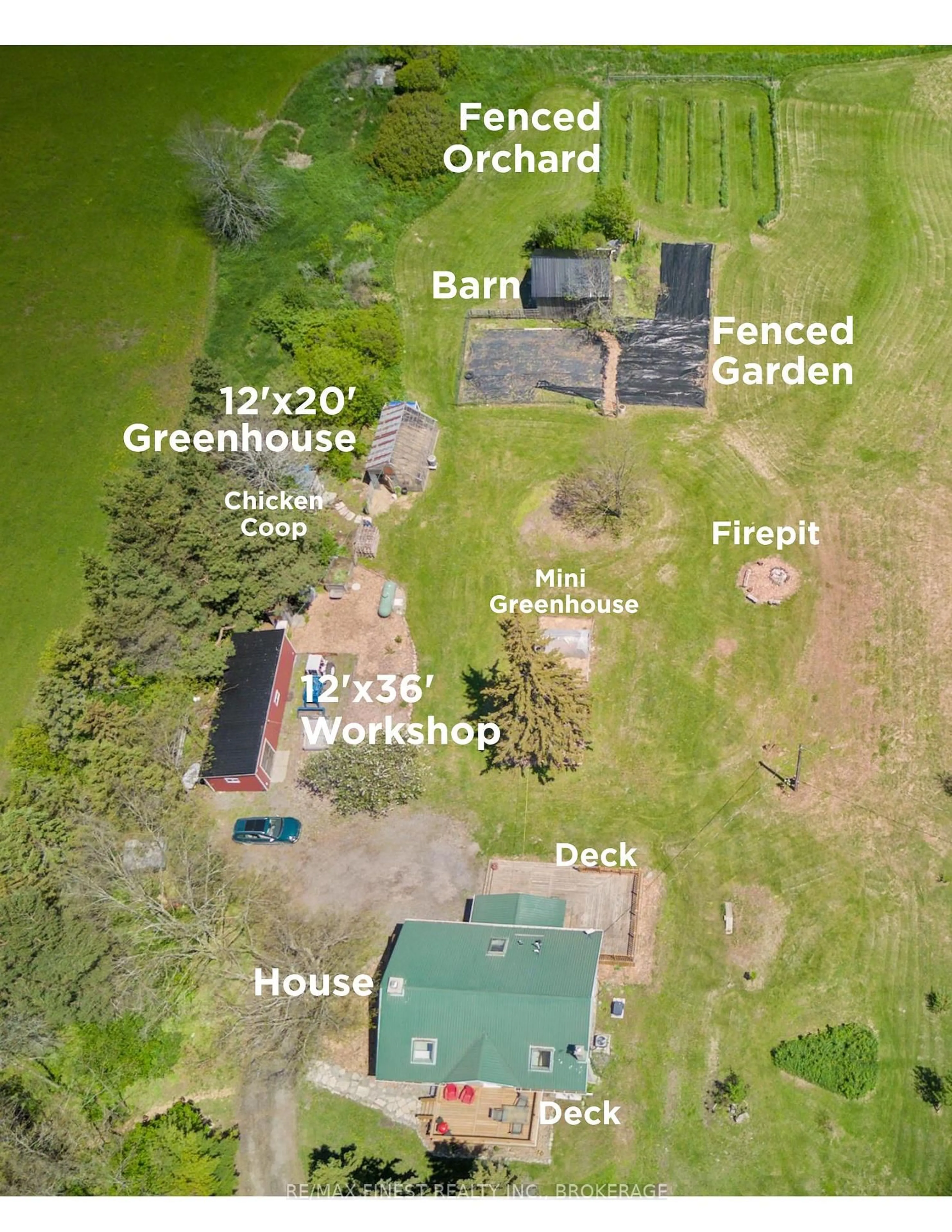 A pic from outside/outdoor area/front of a property/back of a property/a pic from drone, building for 190 Wilmer Rd, Wolfe Island Ontario K0H 2Y0