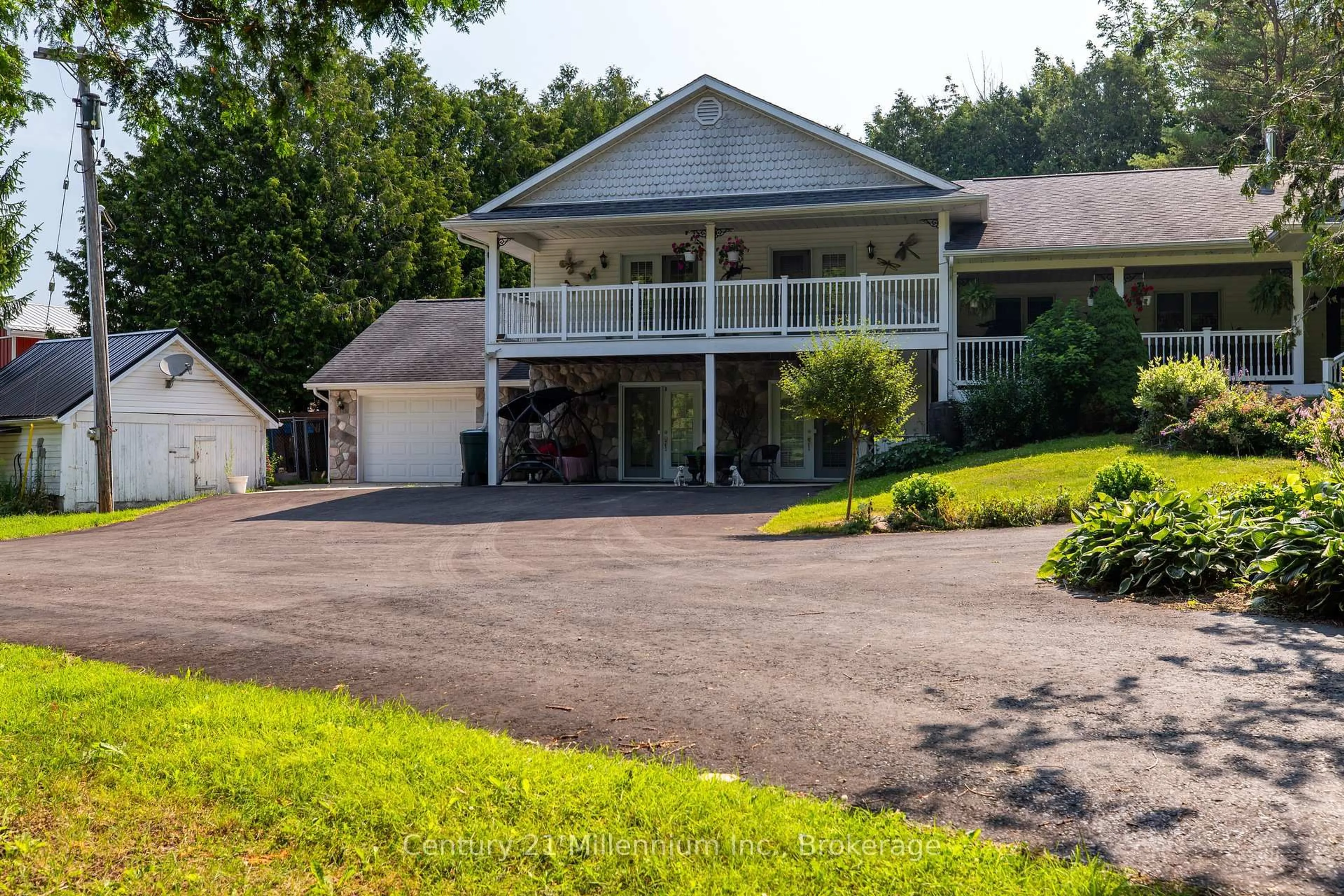 A pic from outside/outdoor area/front of a property/back of a property/a pic from drone, water/lake/river/ocean view for 36826 Dungannon Rd, Ashfield-Colborne-Wawanosh Ontario N0M 1R0