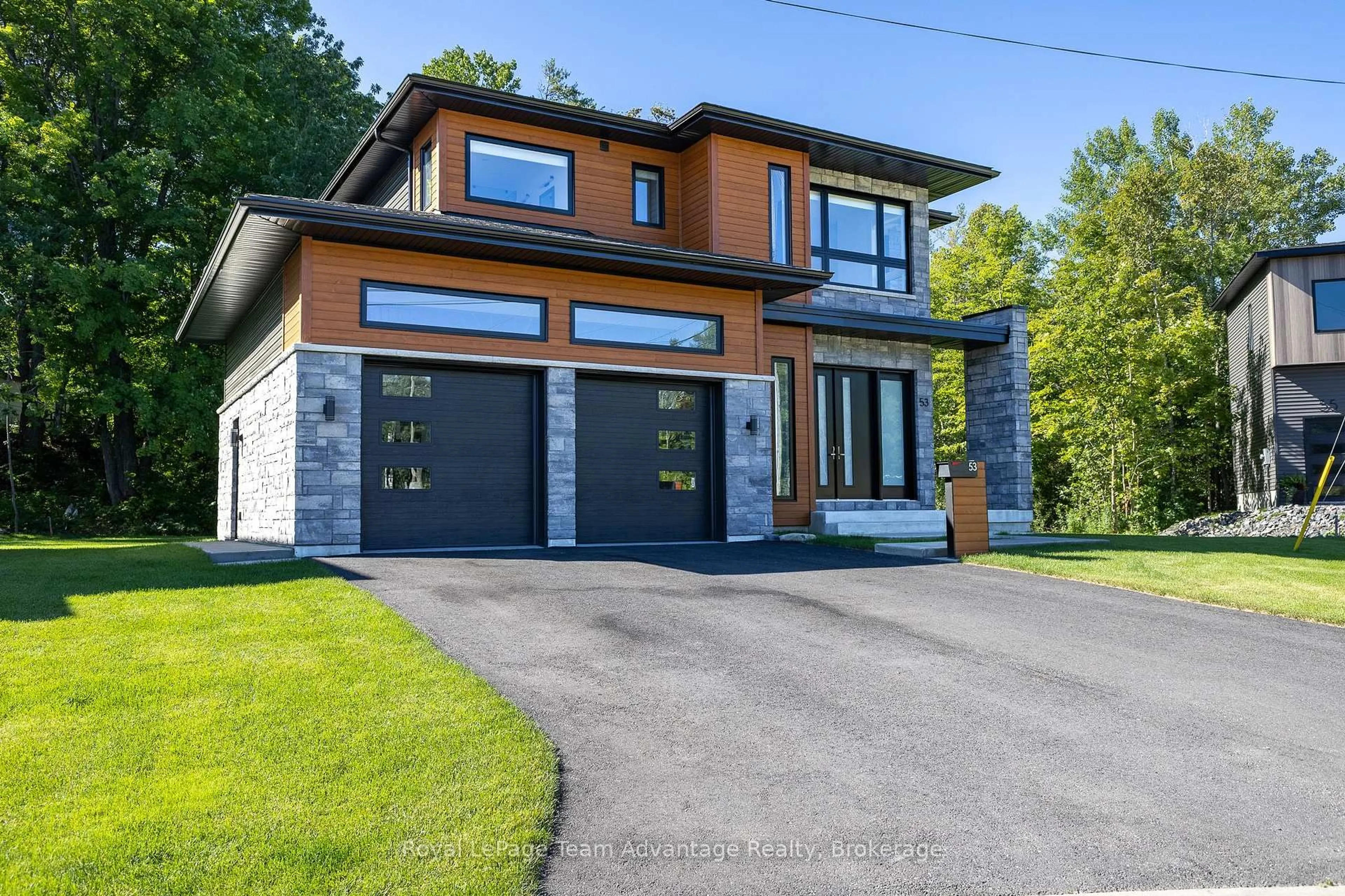 Home with brick exterior material, street for 53 Dennis Dr, Parry Sound Ontario P2A 0E4