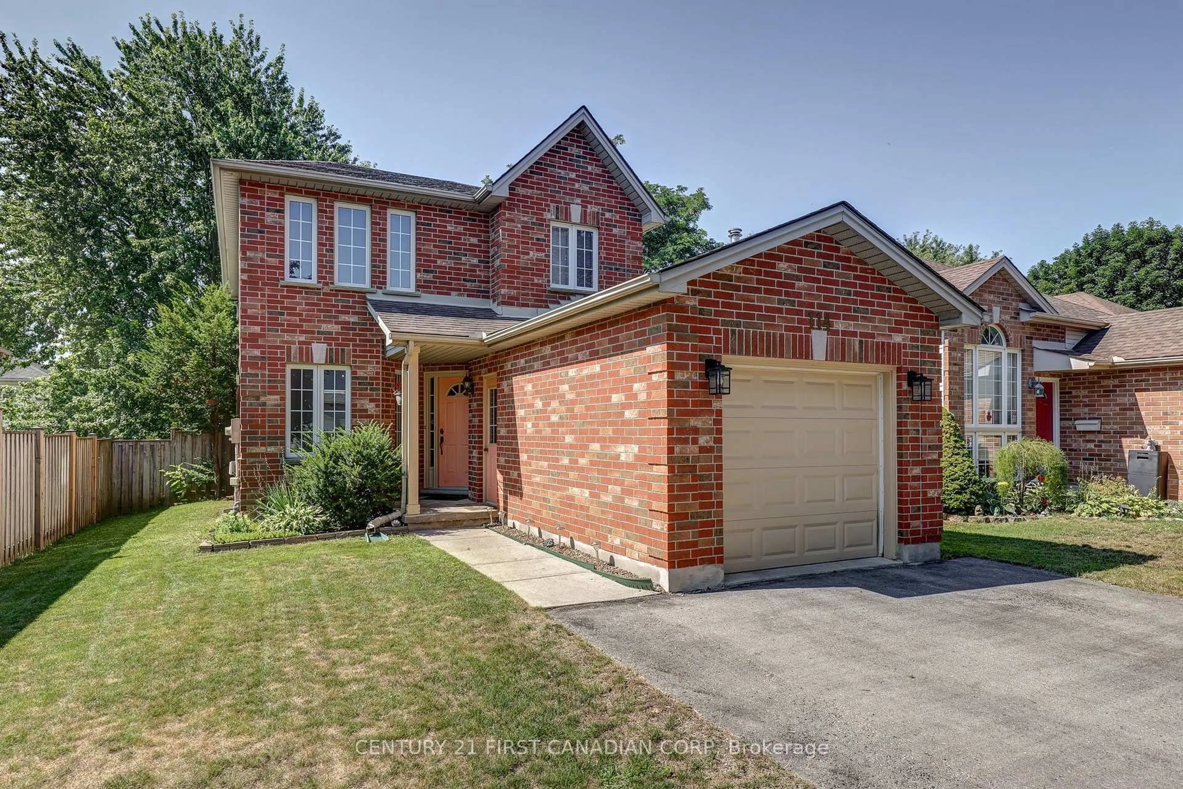 Home with brick exterior material, street for 114 Meadowridge Rd, London North Ontario N6H 5N6