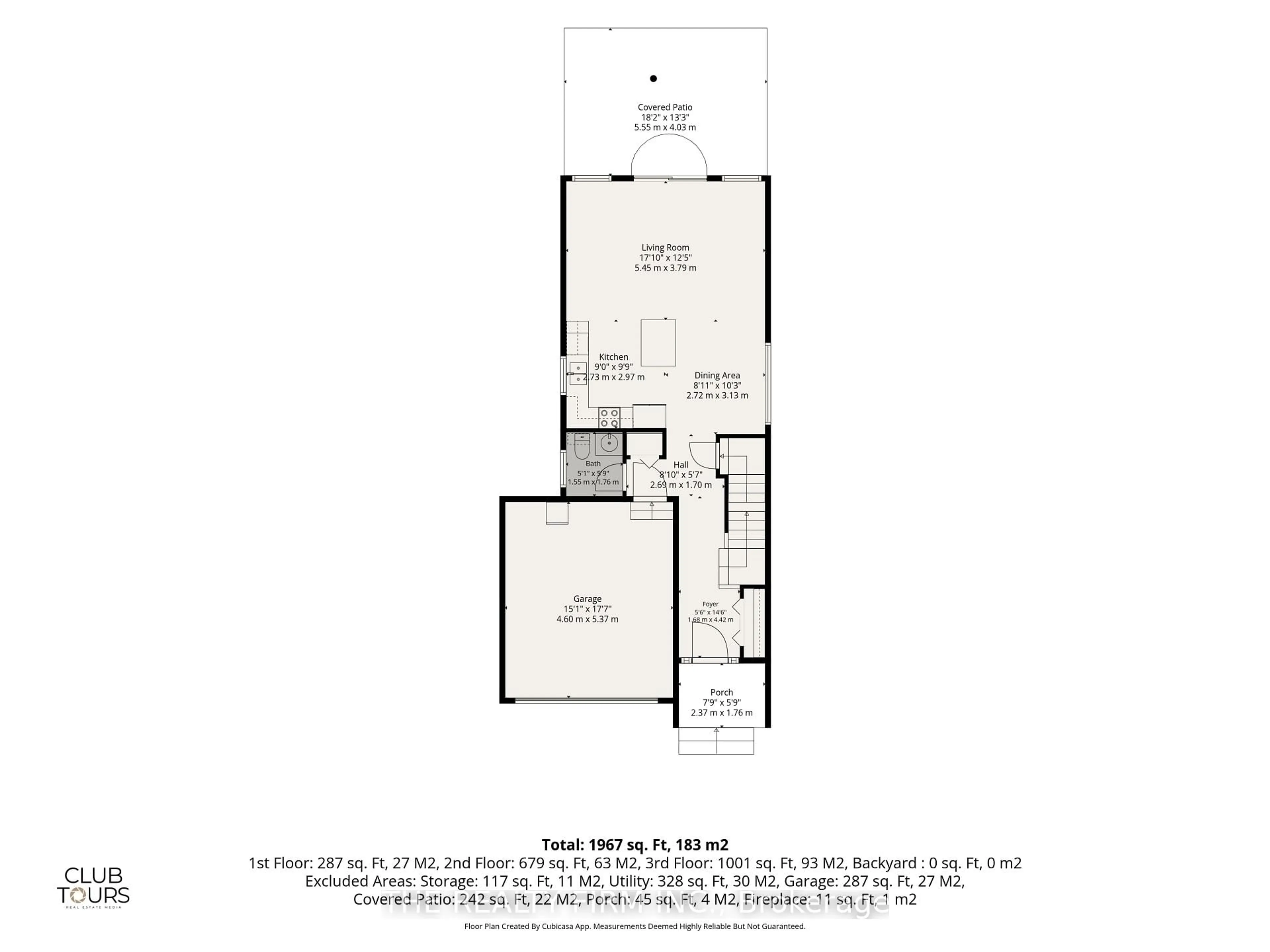 Floor plan for 1830 Couldridge Way, London North Ontario N6G 5B4