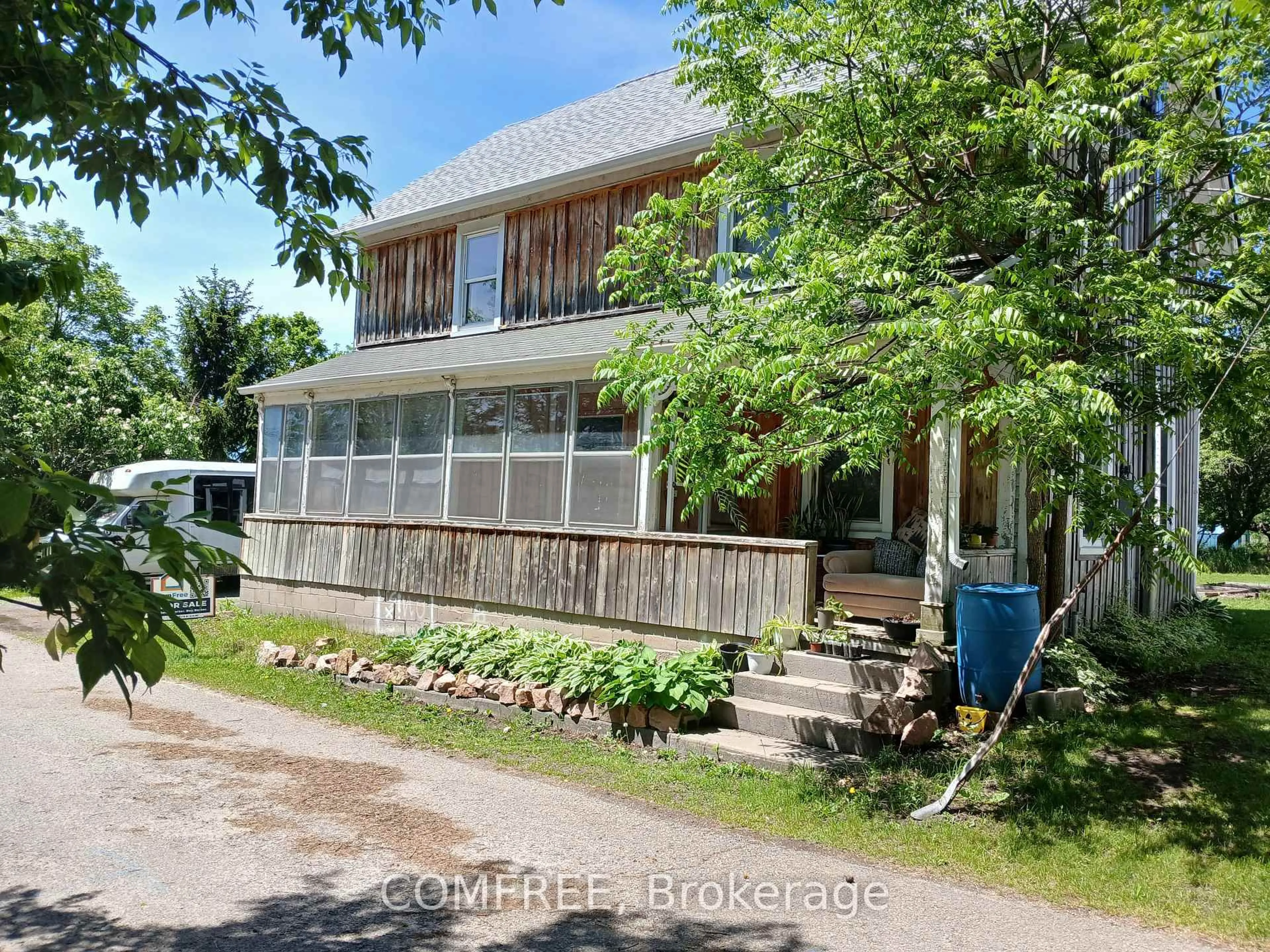 A pic from outside/outdoor area/front of a property/back of a property/a pic from drone, unknown for 2 Miller St, Lansdowne Village Ontario K0E 1L0