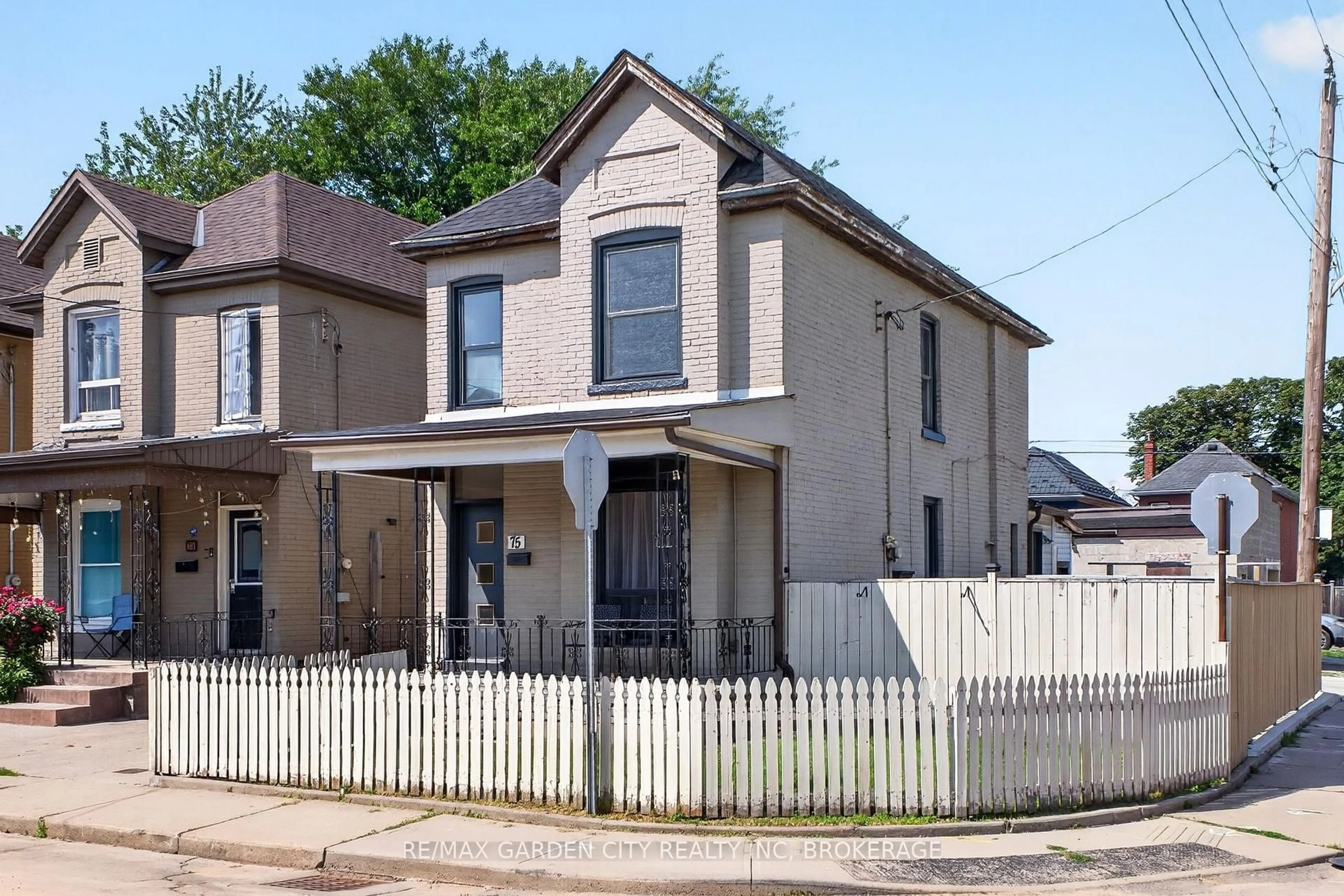 Home with brick exterior material, street for 75 Keith St, Hamilton Ontario L8L 3S2