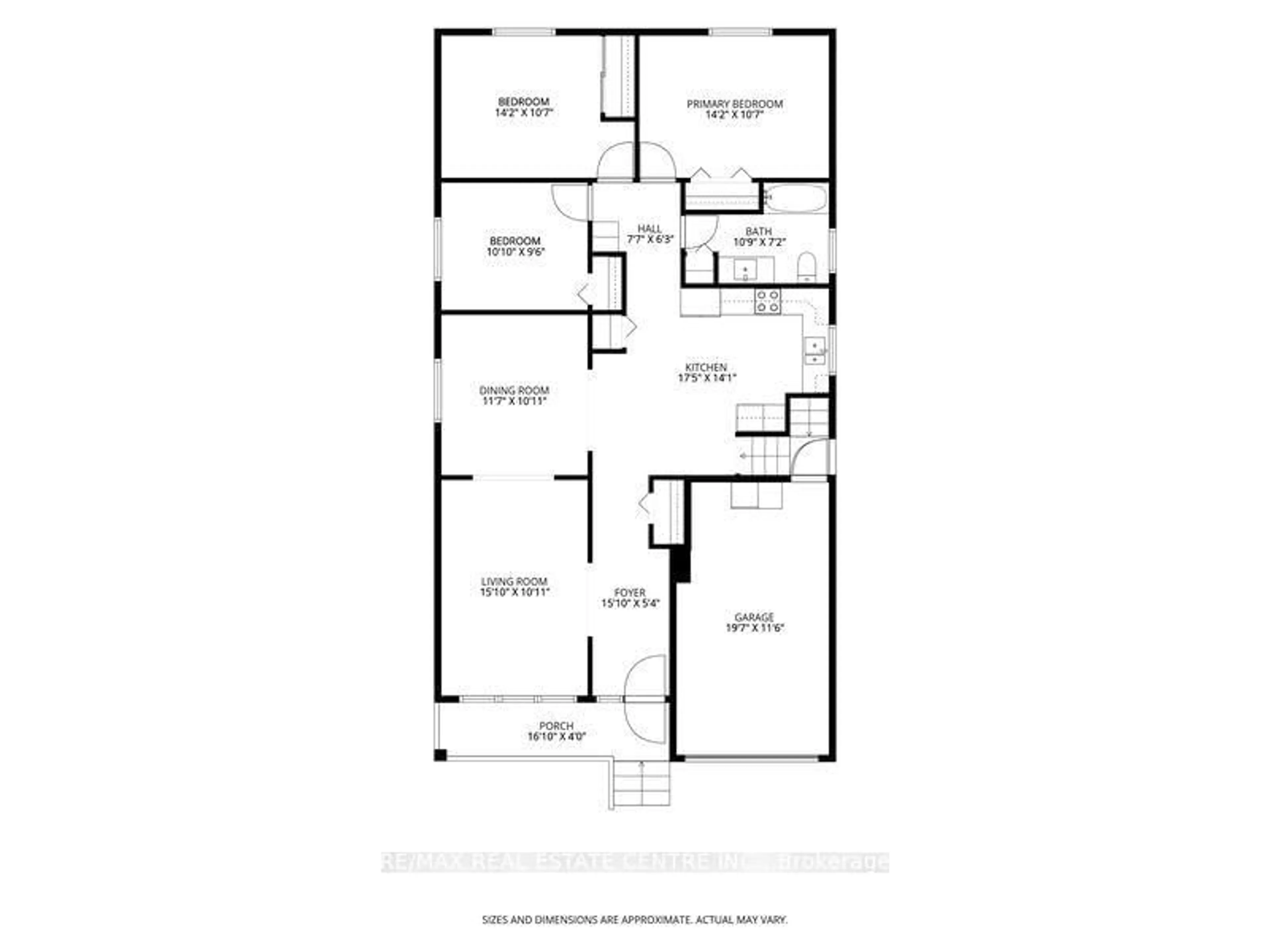 Floor plan for 39 Trenholme Cres, Hamilton Ontario L8W 2L4