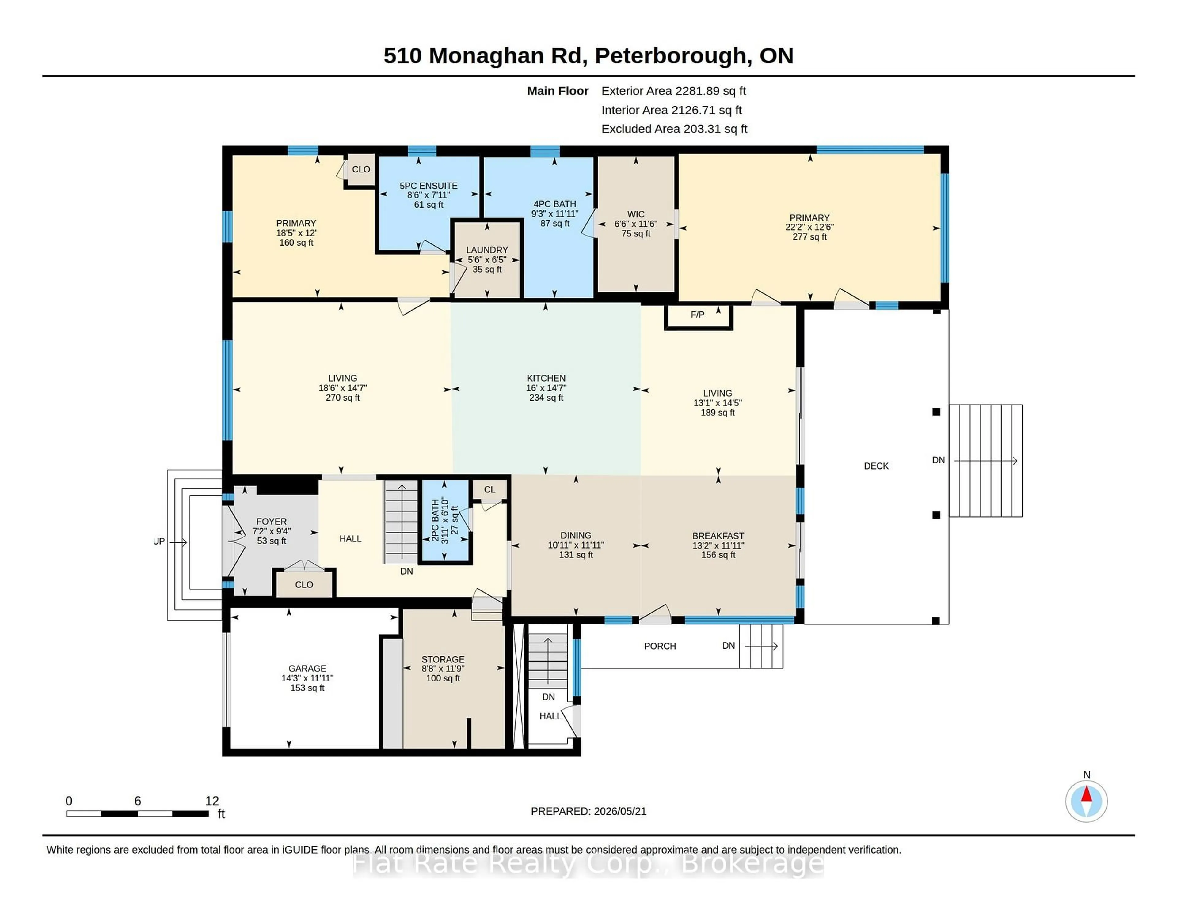 Floor plan for 510 Monaghan Rd, Peterborough Ontario K9J 5H5