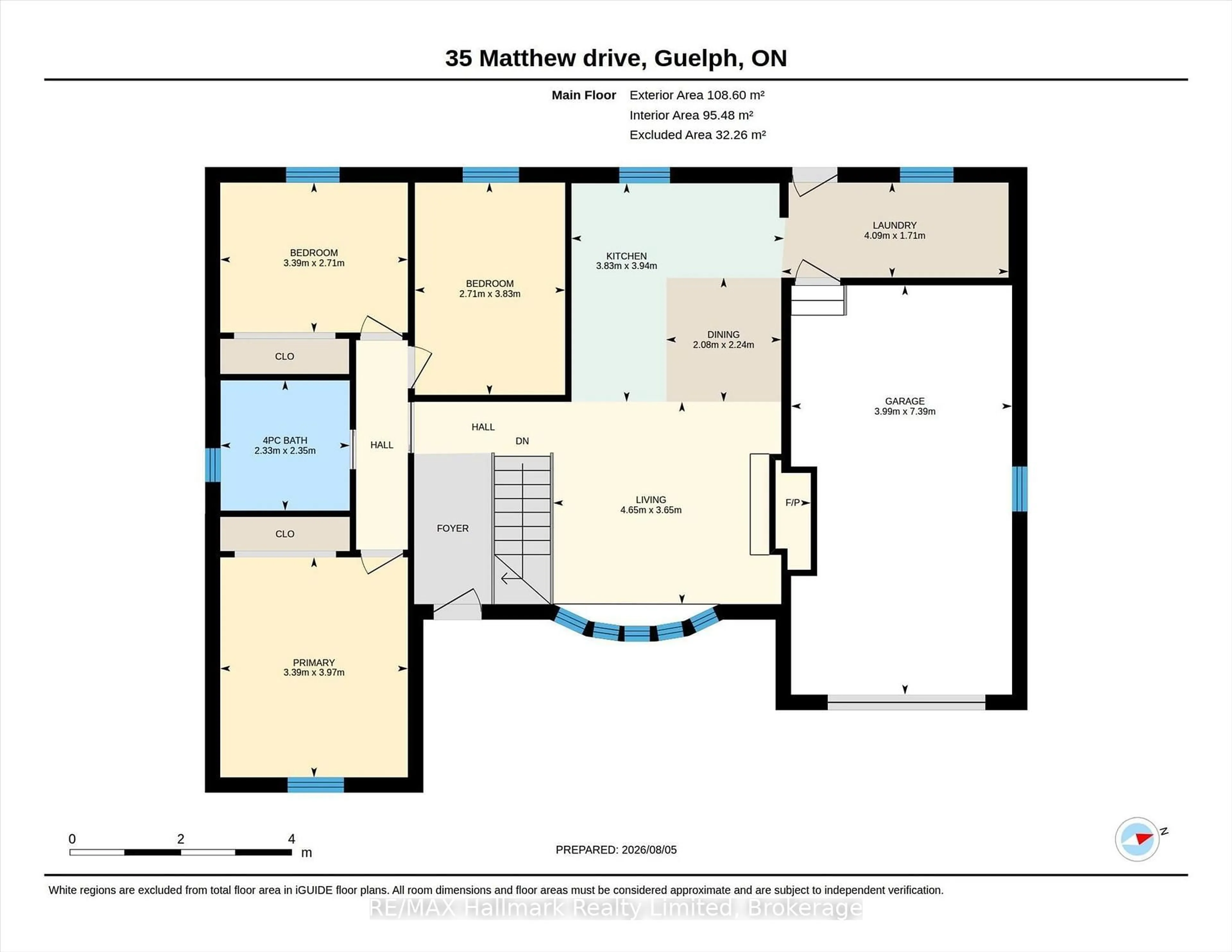 Floor plan for 35 Matthew Dr, Guelph Ontario N1H 7S7