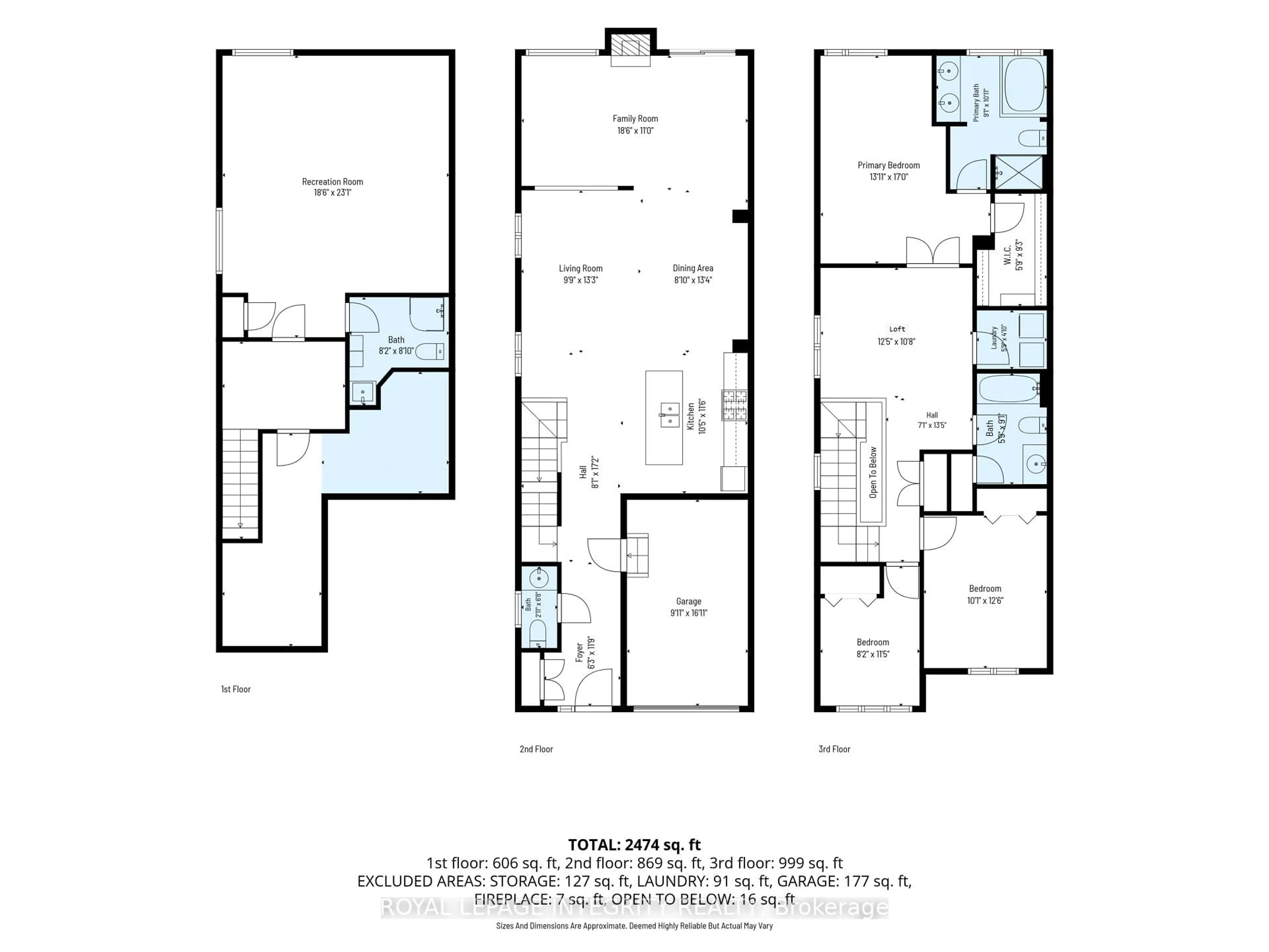 Floor plan for 280 Keyrock Dr, Kanata Ontario K2T 0G1