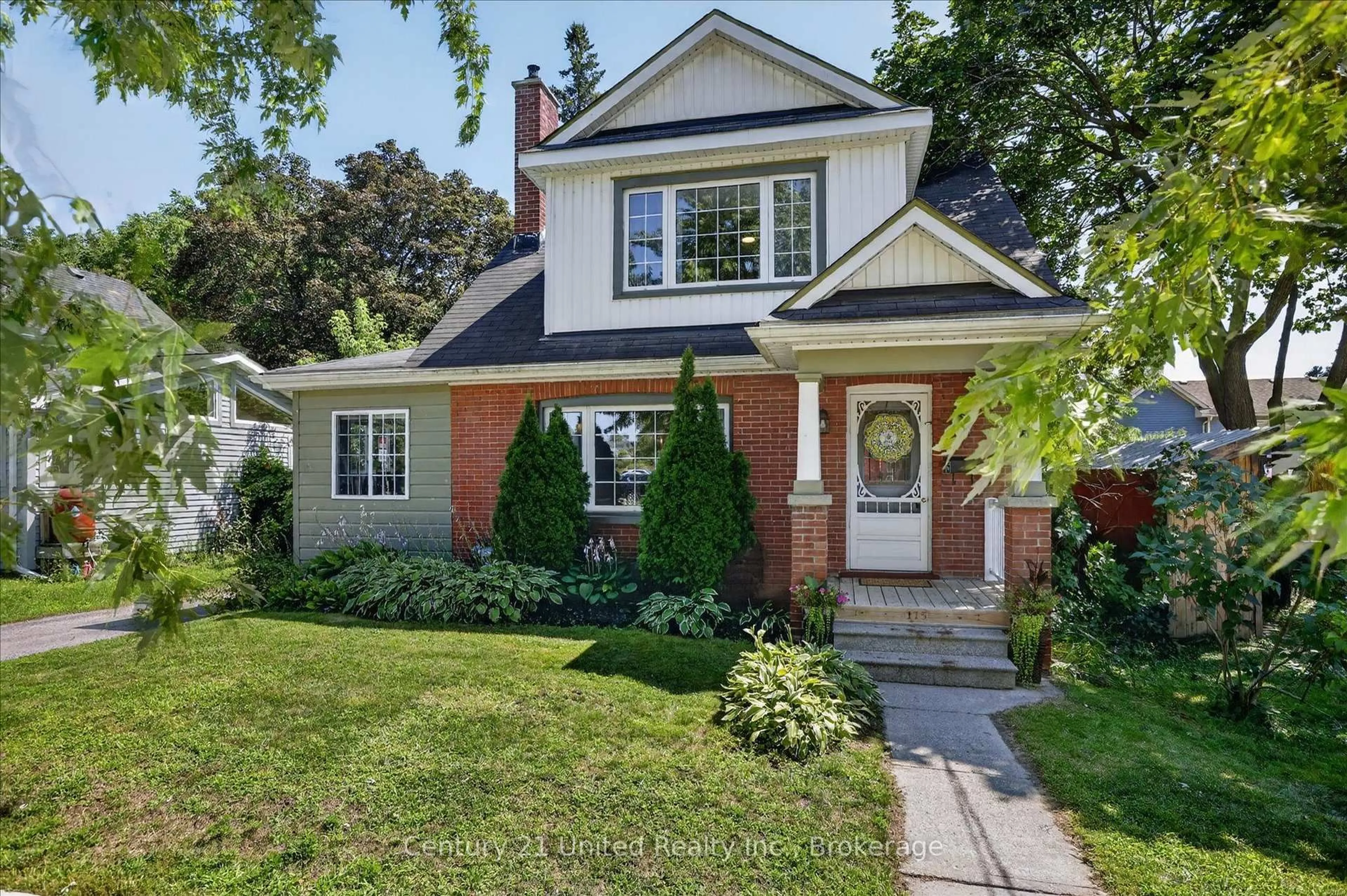 Home with brick exterior material, street for 115 Douro St, Peterborough Ontario K9H 1H5