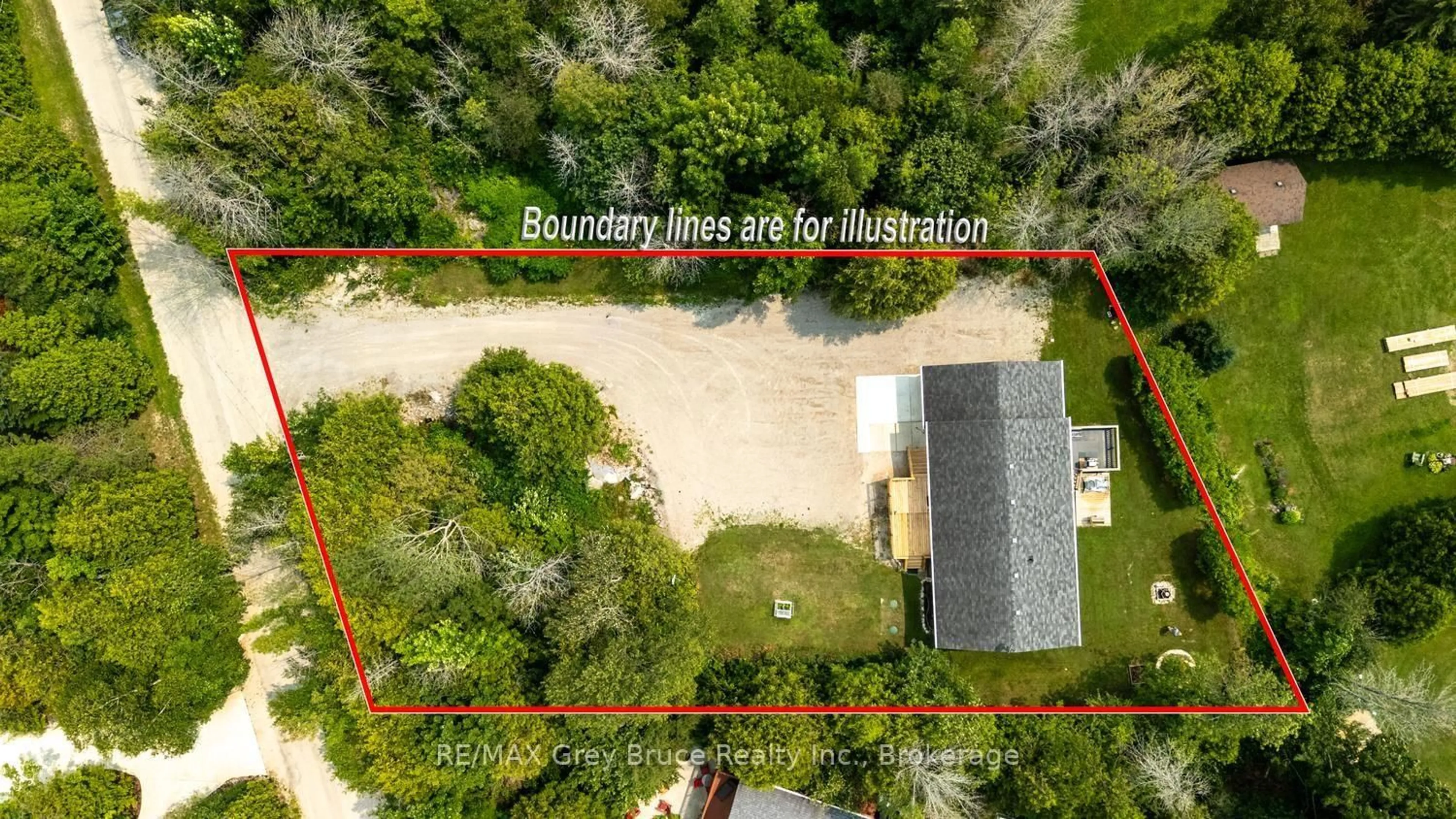 A pic from outside/outdoor area/front of a property/back of a property/a pic from drone, building for 20 Hector St, South Bruce Peninsula Ontario N0H 2T0