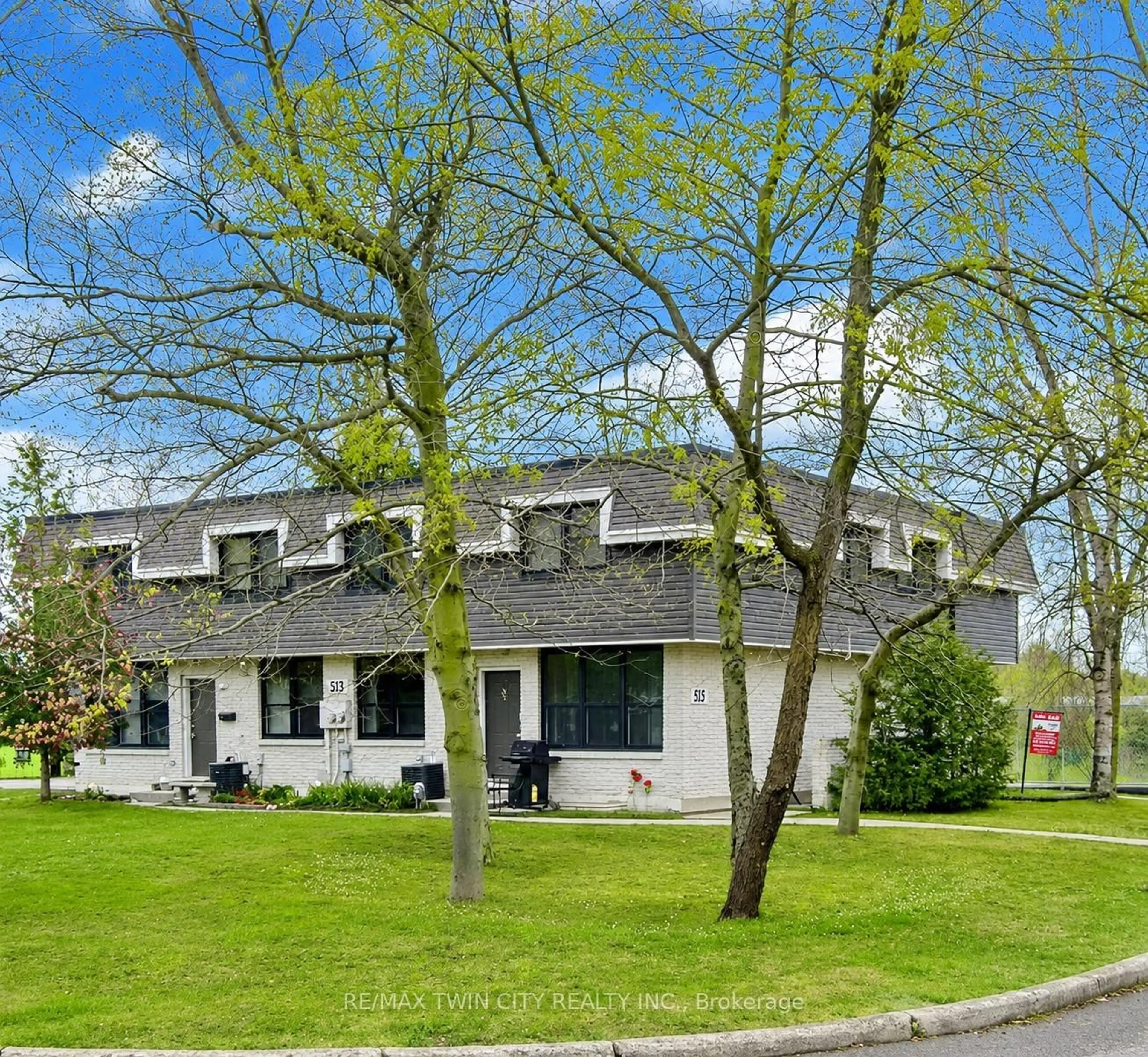 Home with vinyl exterior material, street for 513 Quiet Pl #3, Waterloo Ontario N2L 5L6
