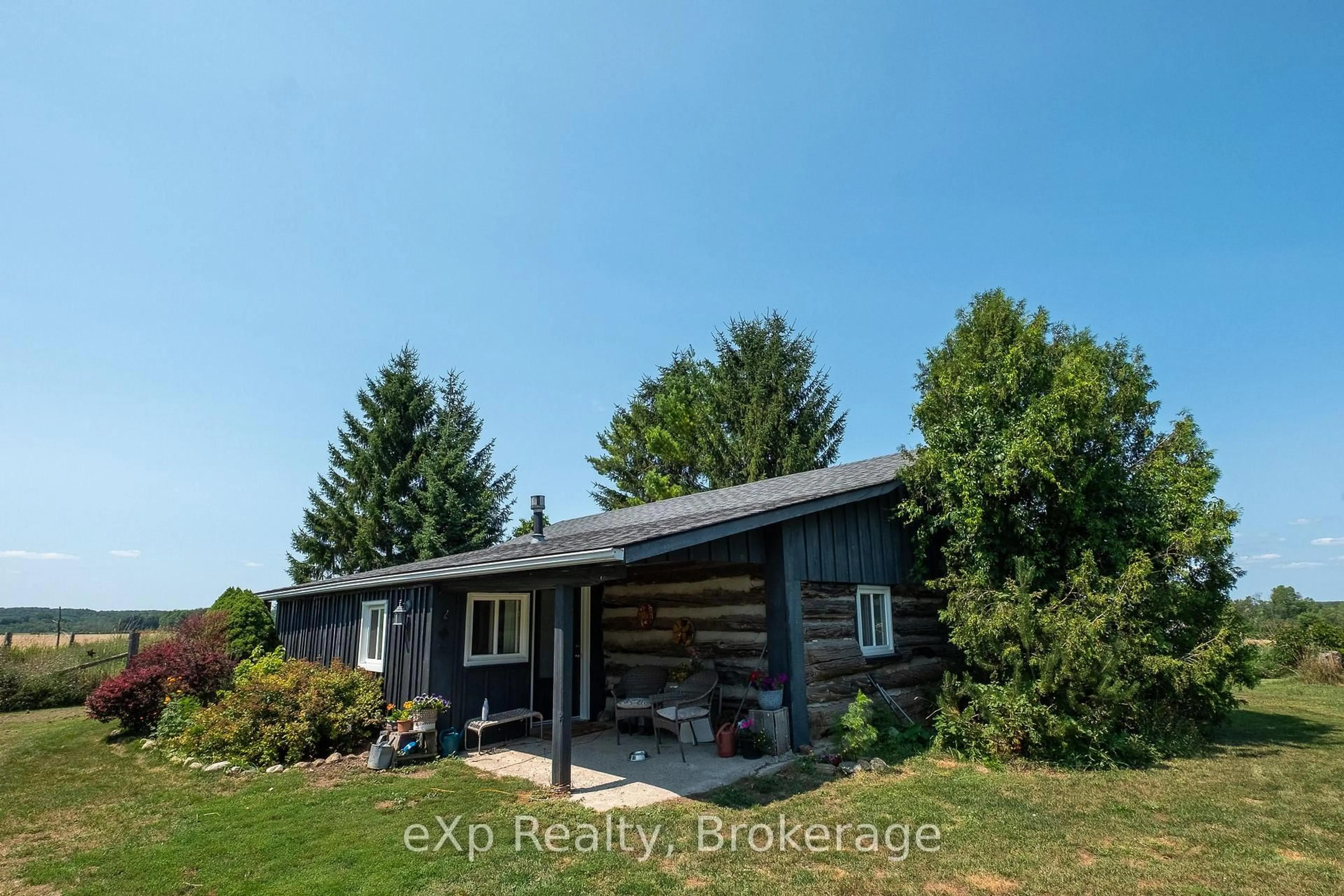 A pic from outside/outdoor area/front of a property/back of a property/a pic from drone, water/lake/river/ocean view for 742649 Sideroad 4B, Chatsworth Ontario N0H 1G0