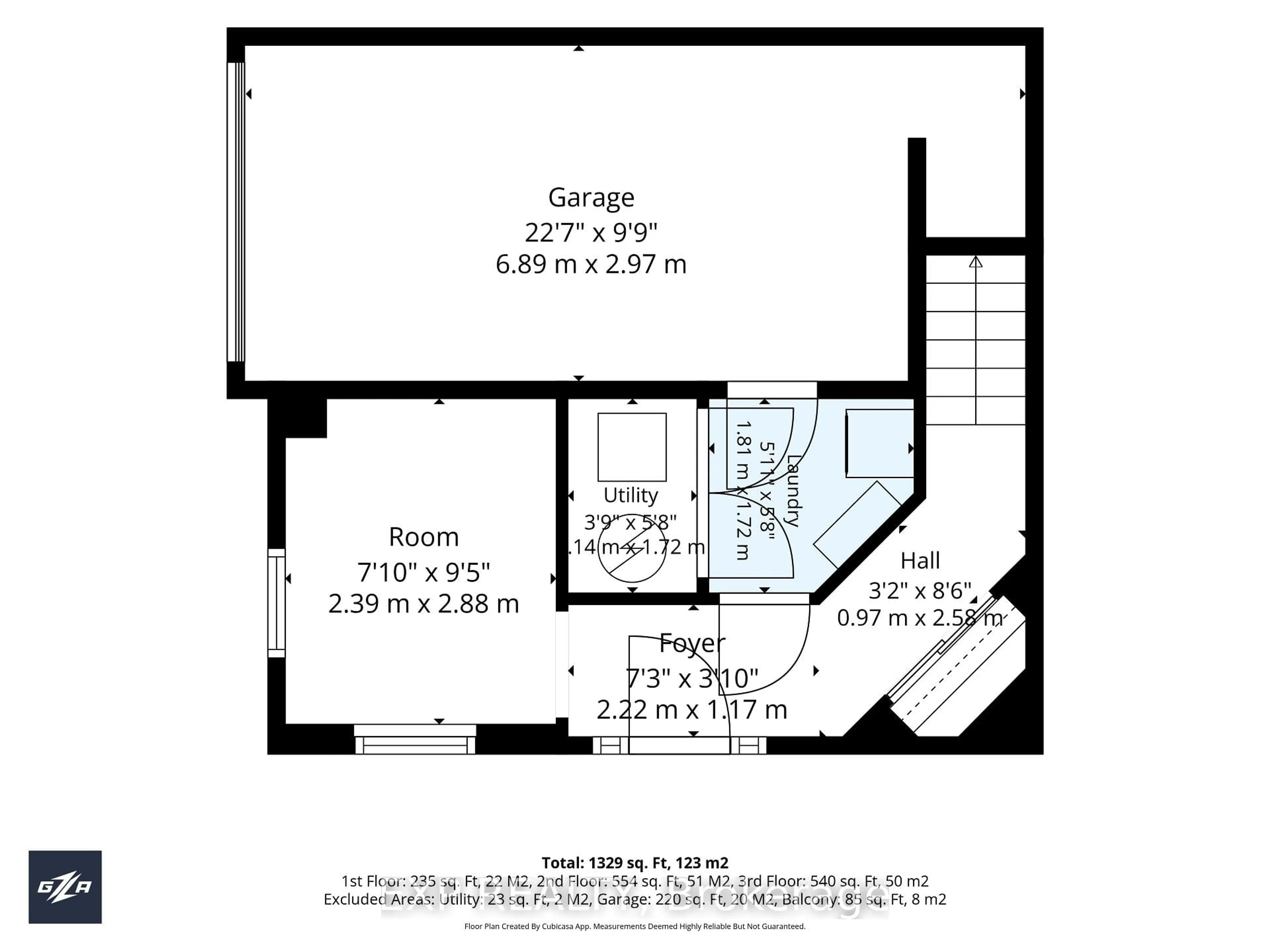 Floor plan for 2505 Nutgrove Ave, Ottawa Ontario K2J 0X3