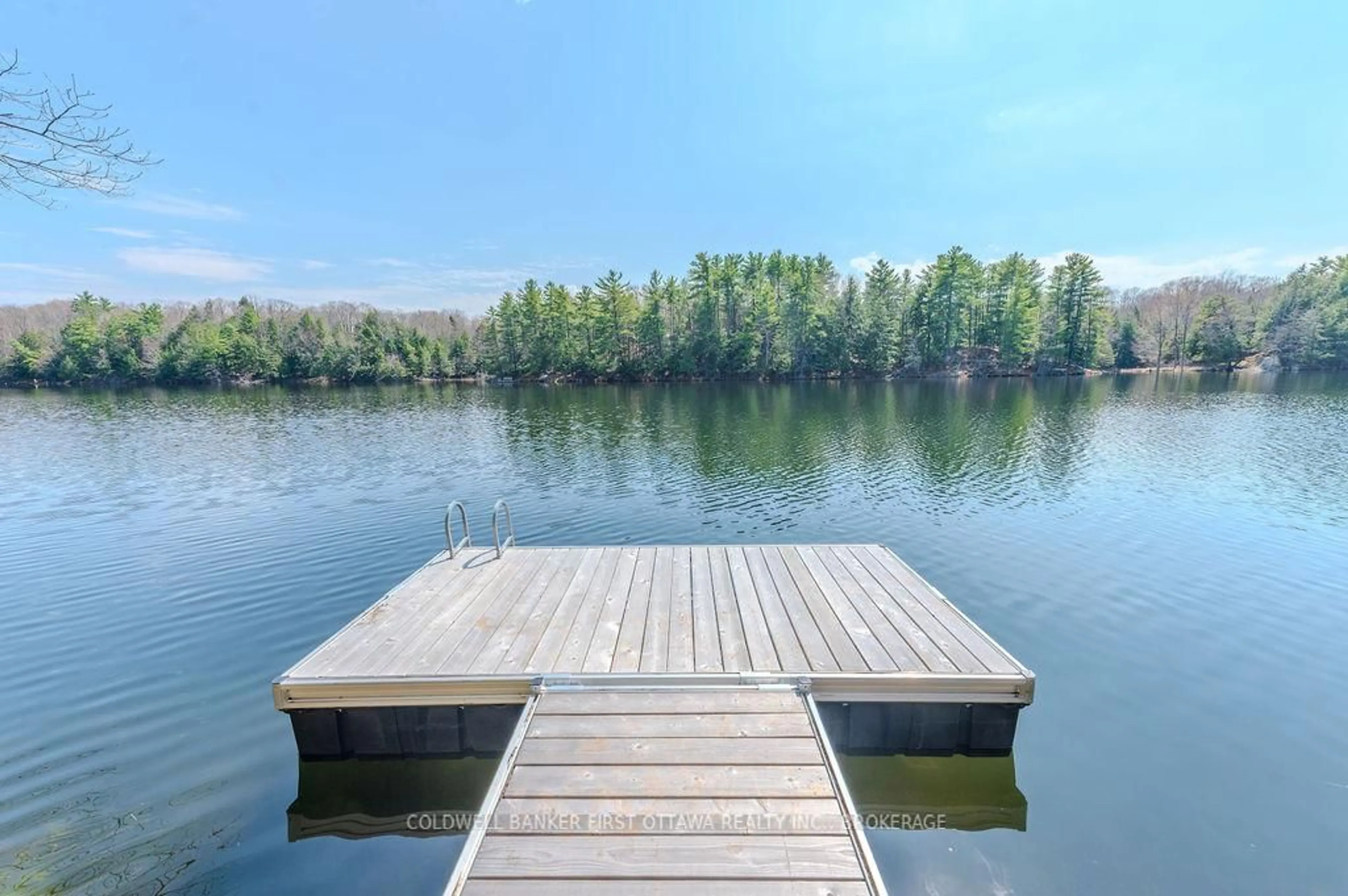 Patio, water/lake/river/ocean view for 2238 Little Long Lake Rd, Sydenham Ontario K0H 2T0