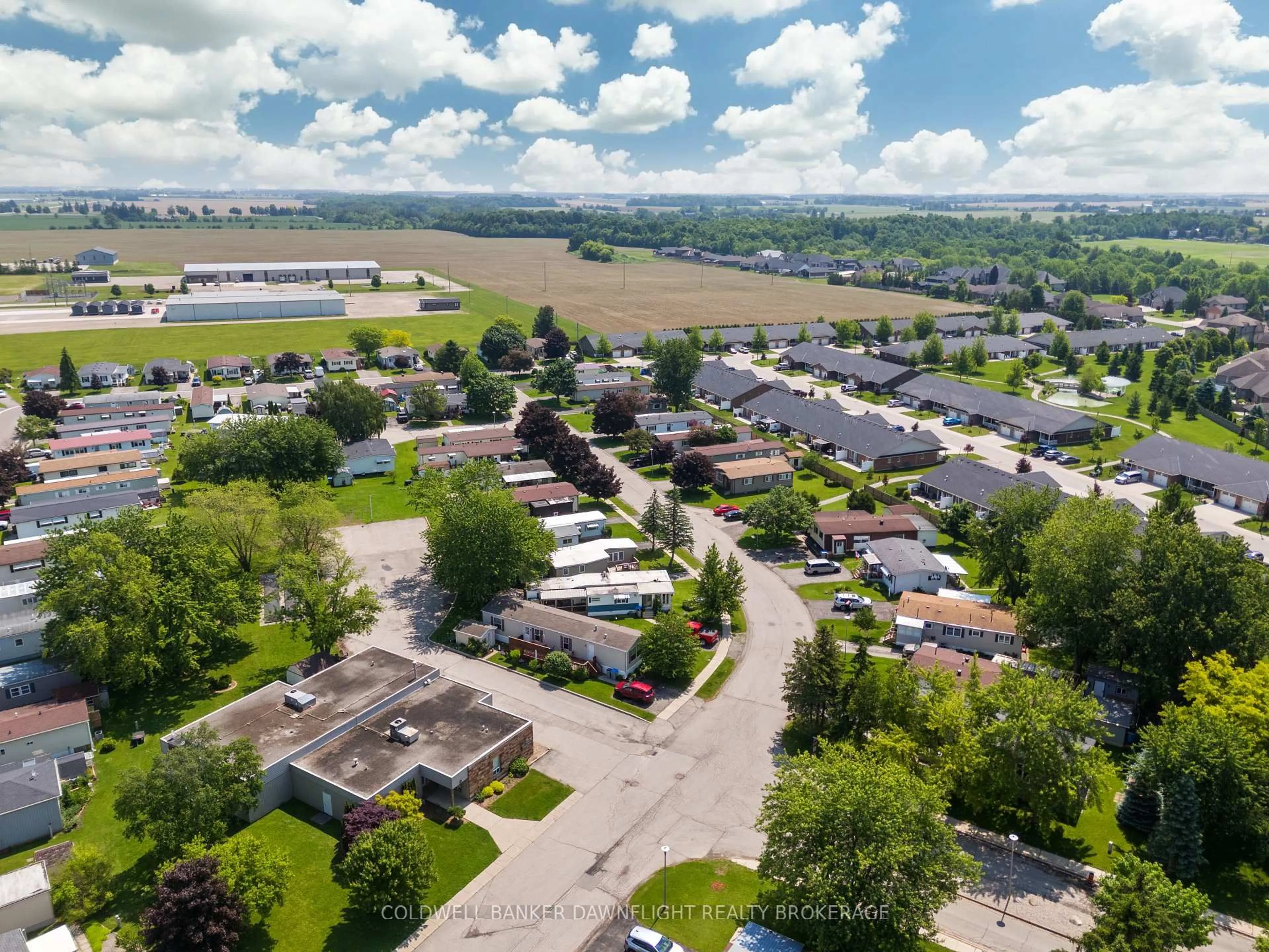 A pic from outside/outdoor area/front of a property/back of a property/a pic from drone, street for 20 Redford Dr, South Huron Ontario N0M 1S3
