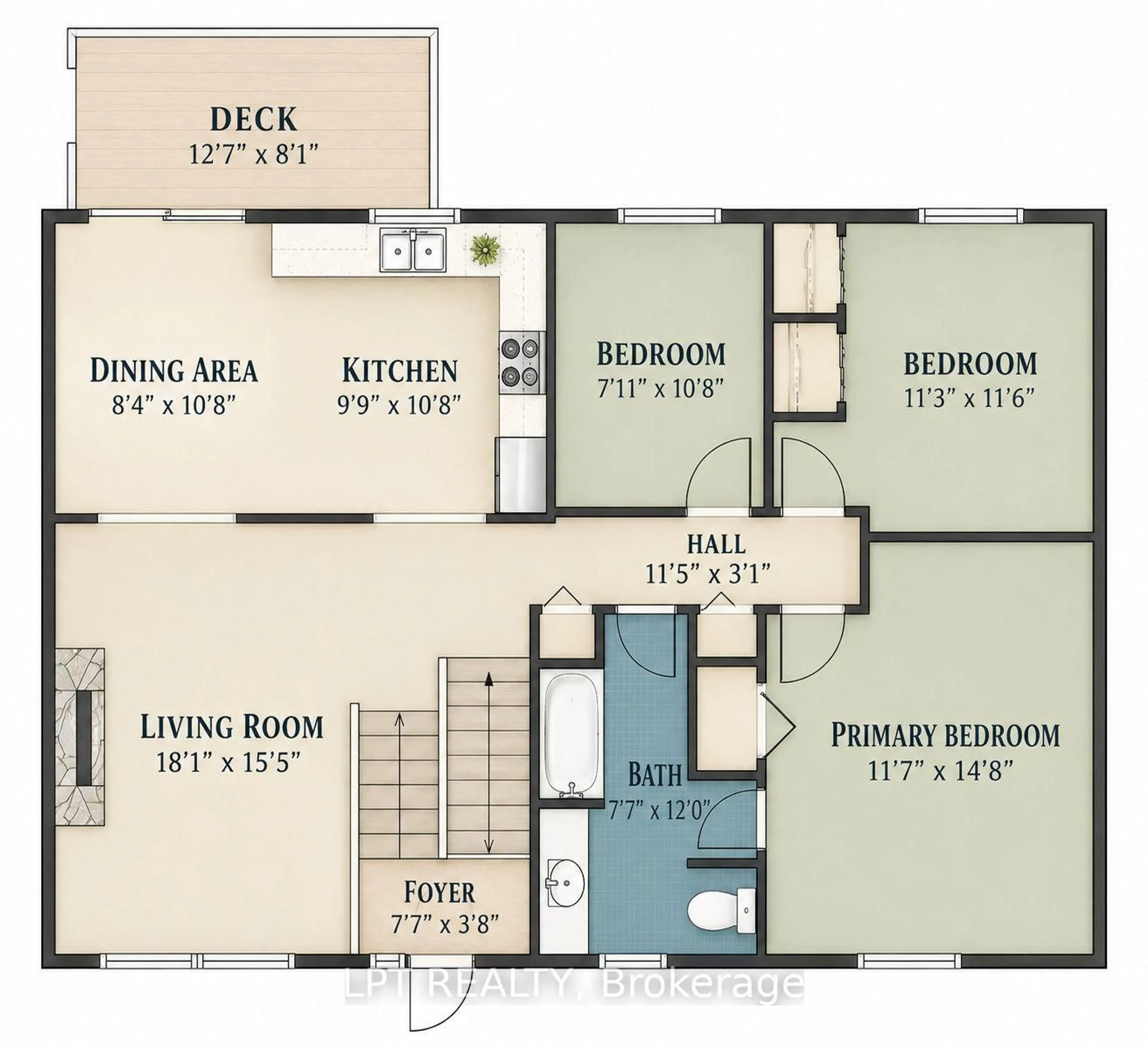 Floor plan for 209 BRIDGE St, North Grenville Ontario K0G 1J0