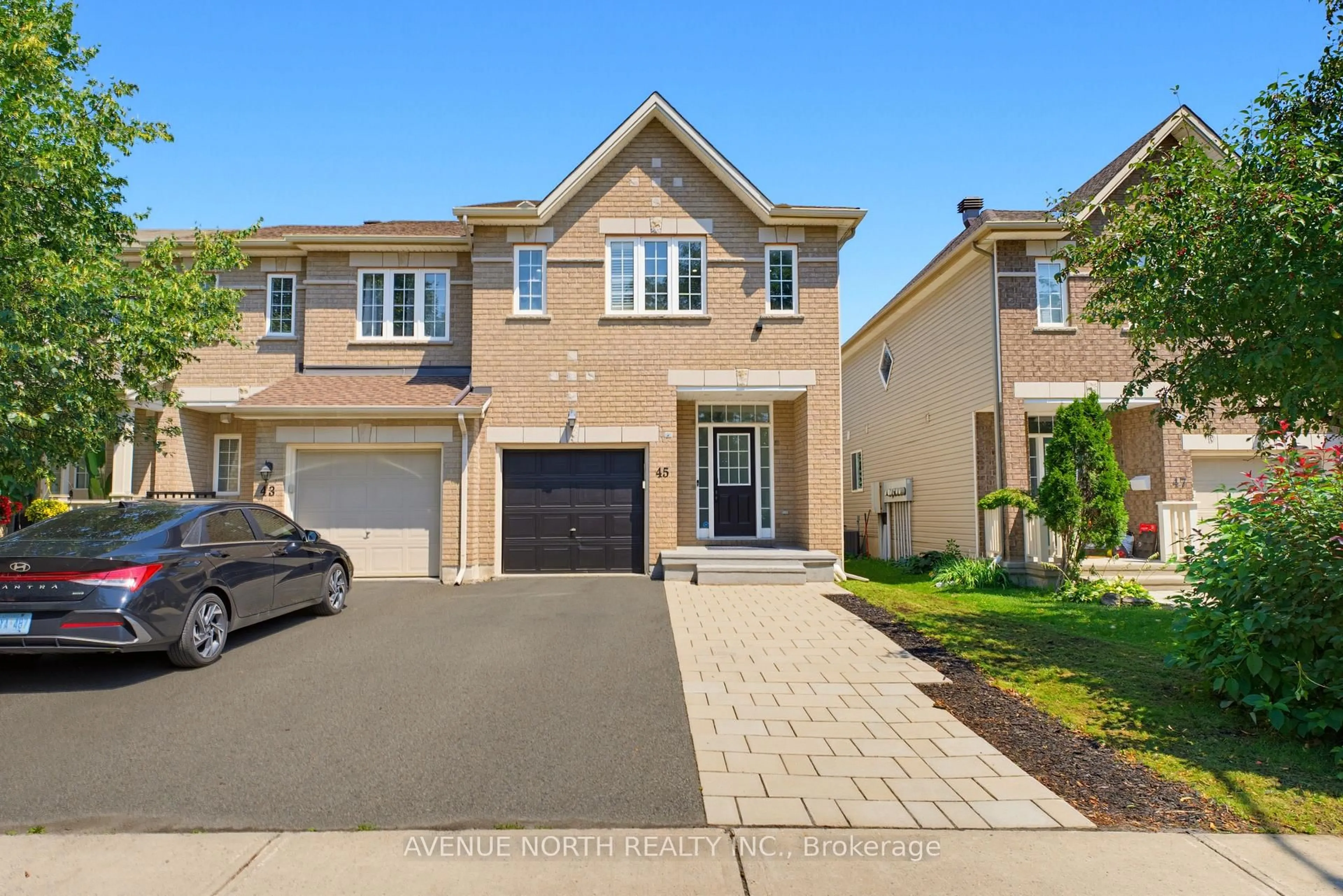 Home with brick exterior material, street for 45 SADDLESMITH Circ, Ottawa Ontario K2M 2Y8