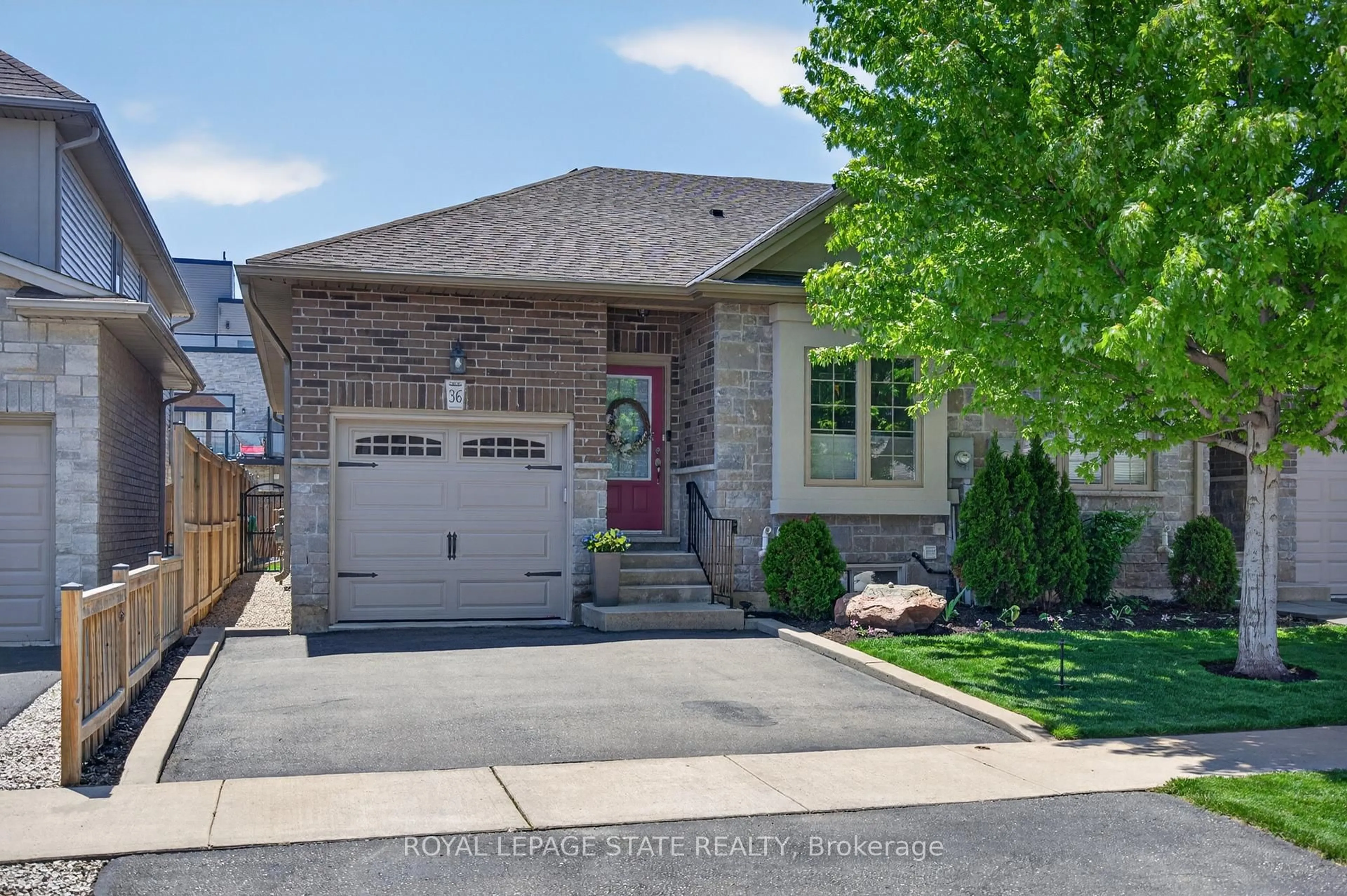 Home with brick exterior material, street for 36 Banks St, Brantford Ontario N3T 0H7