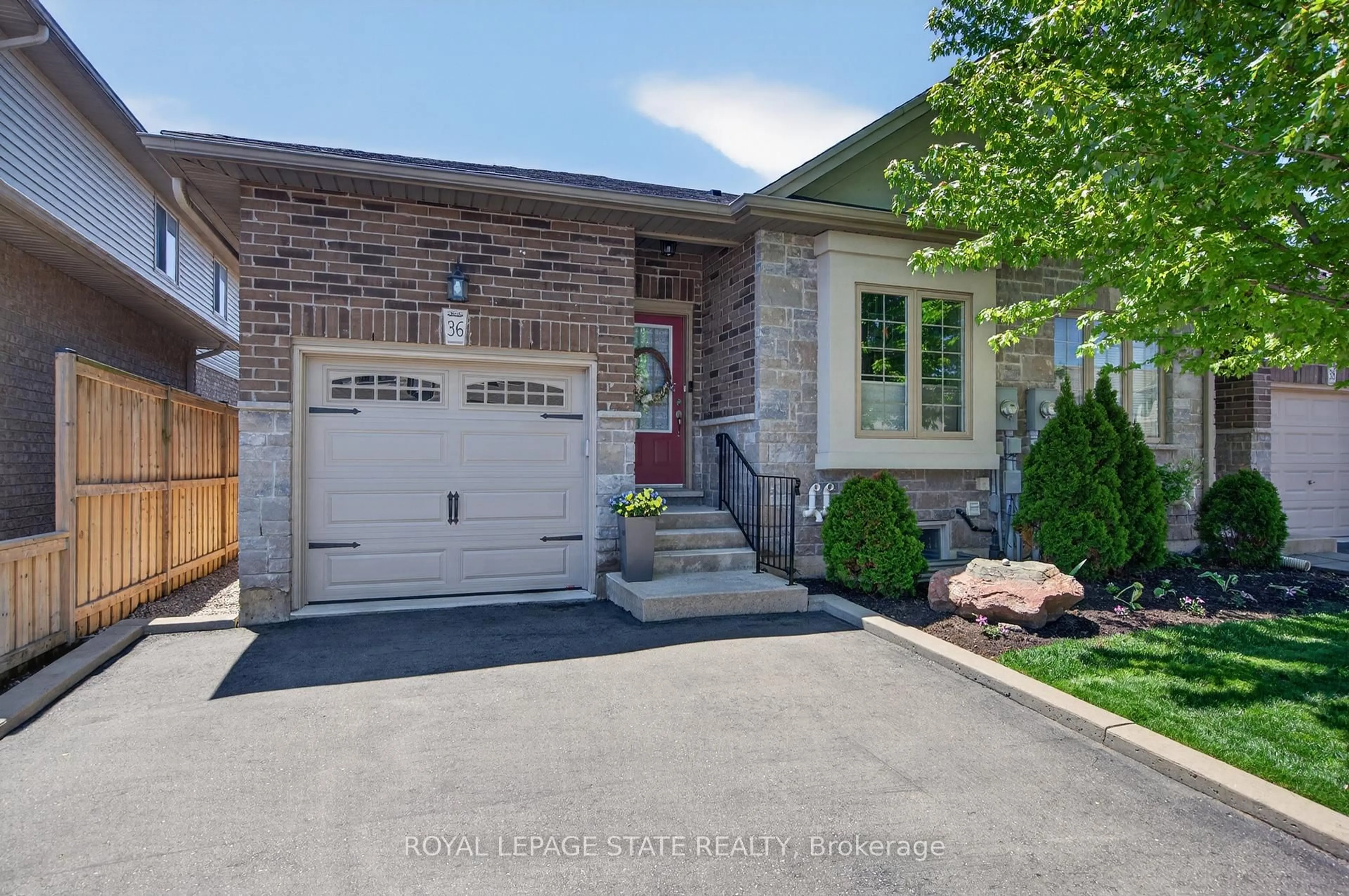 Home with brick exterior material, street for 36 Banks St, Brantford Ontario N3T 0H7