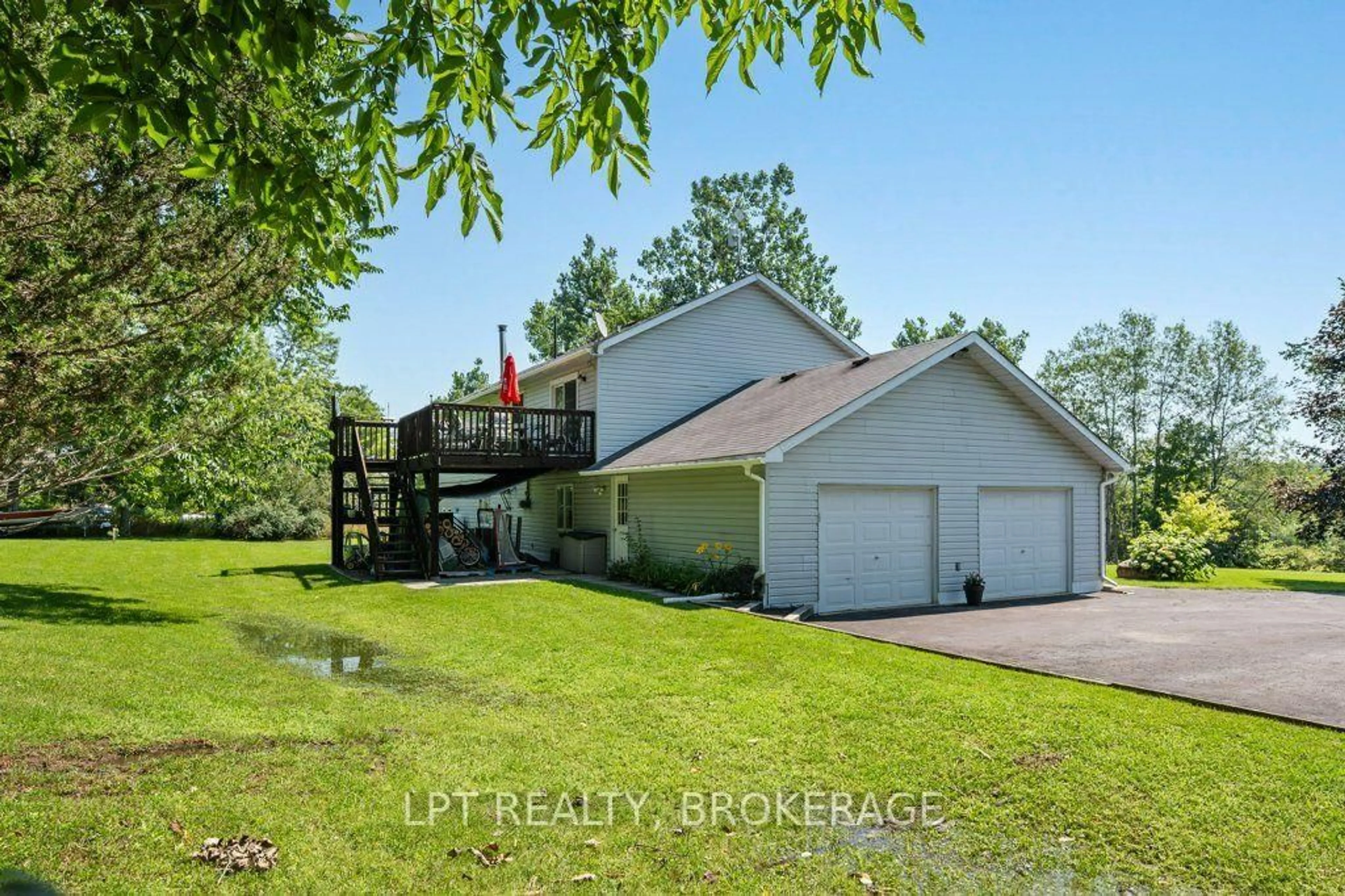 A pic from outside/outdoor area/front of a property/back of a property/a pic from drone, water/lake/river/ocean view for 717 County 14 Rd, Kaladar Ontario K0K 1Z0