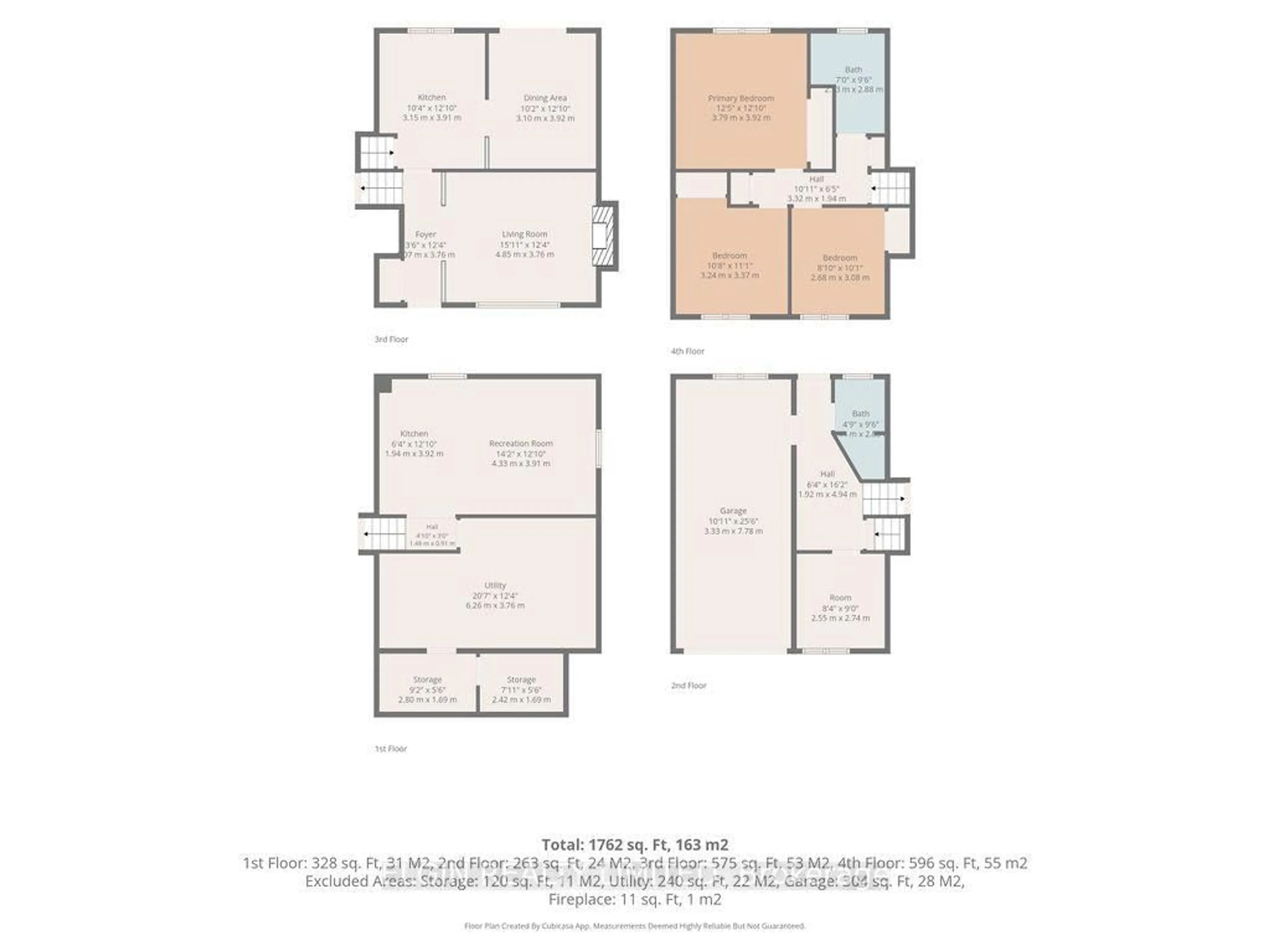 Floor plan for 236 1/2 Erie St, St. Thomas Ontario N5R 2N9