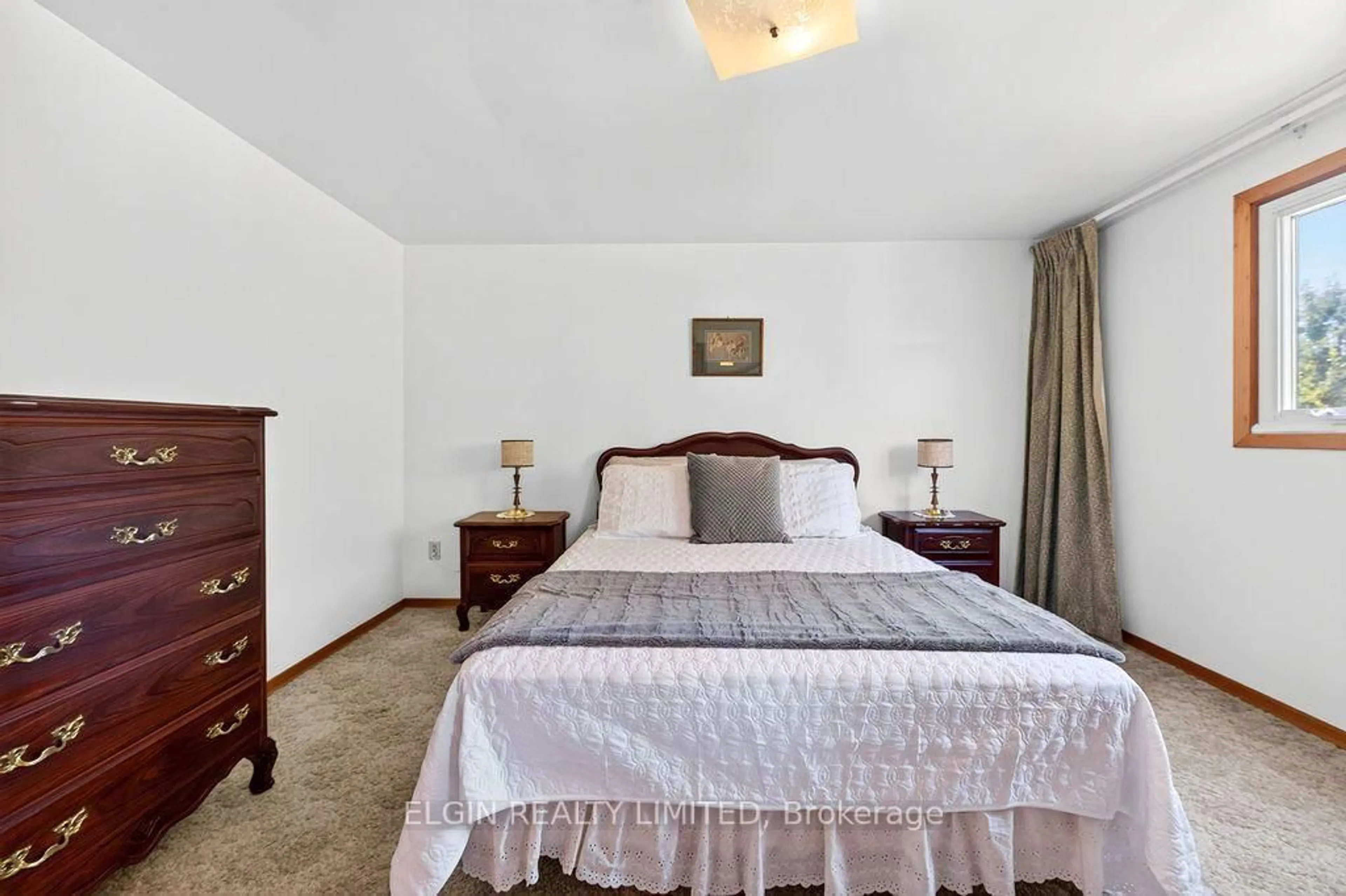 Bedroom with bed, unknown for 236 1/2 Erie St, St. Thomas Ontario N5R 2N9