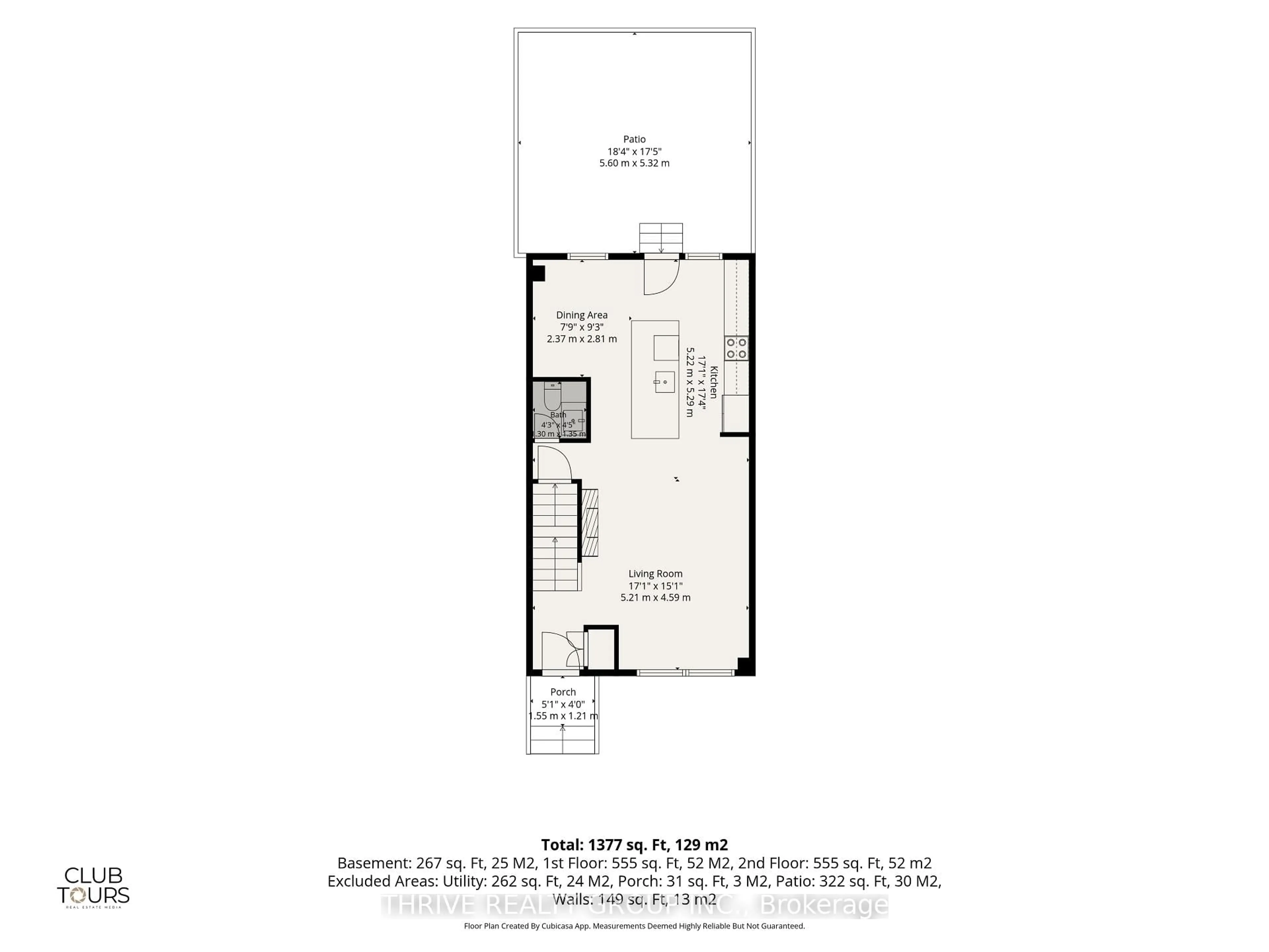 Floor plan for 51 Sholto Dr #96, London South Ontario N6E 2H9