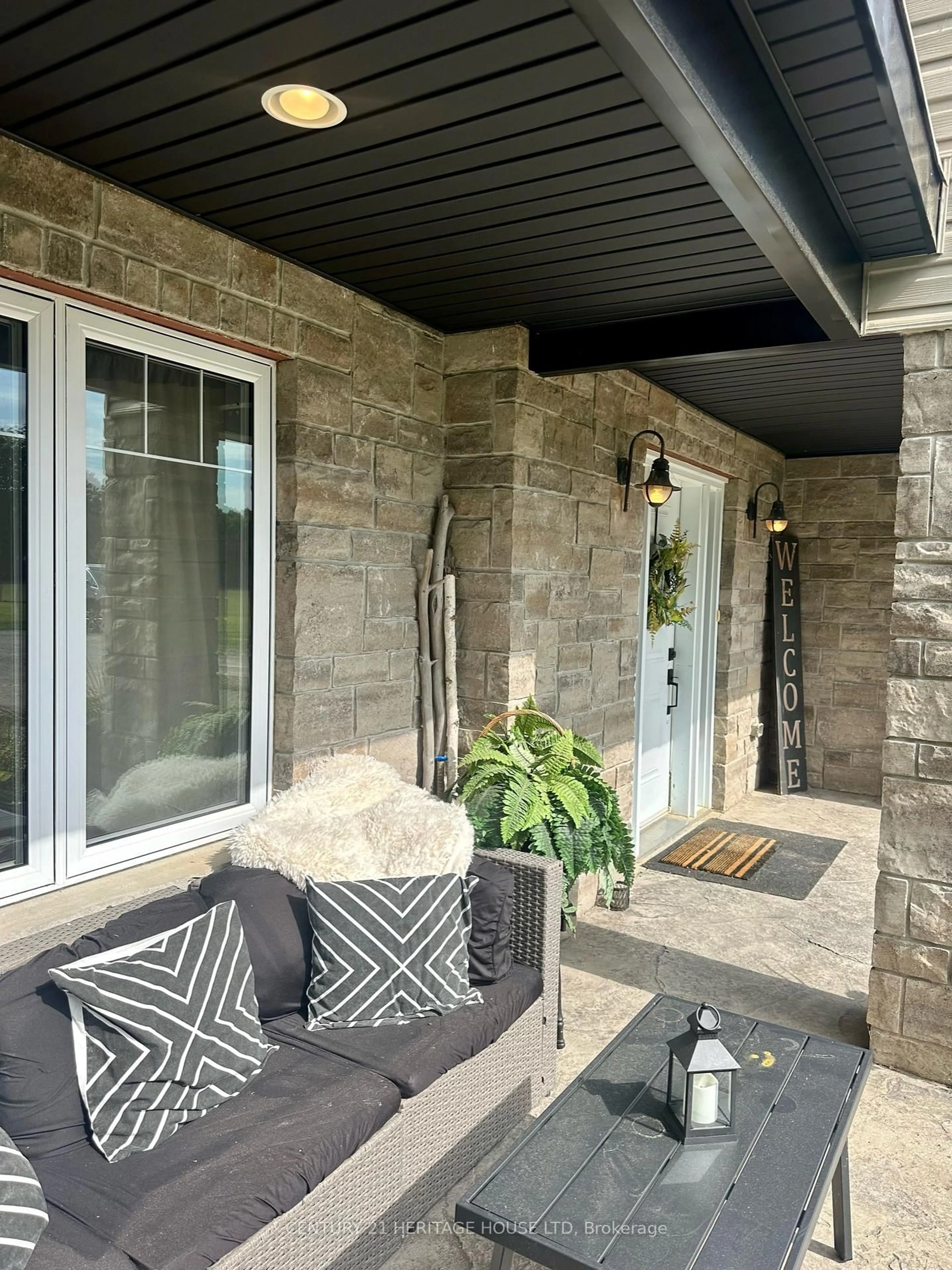 Home with brick exterior material, street for 41108 Sparta Line, Southwold Ontario N5L 1J2