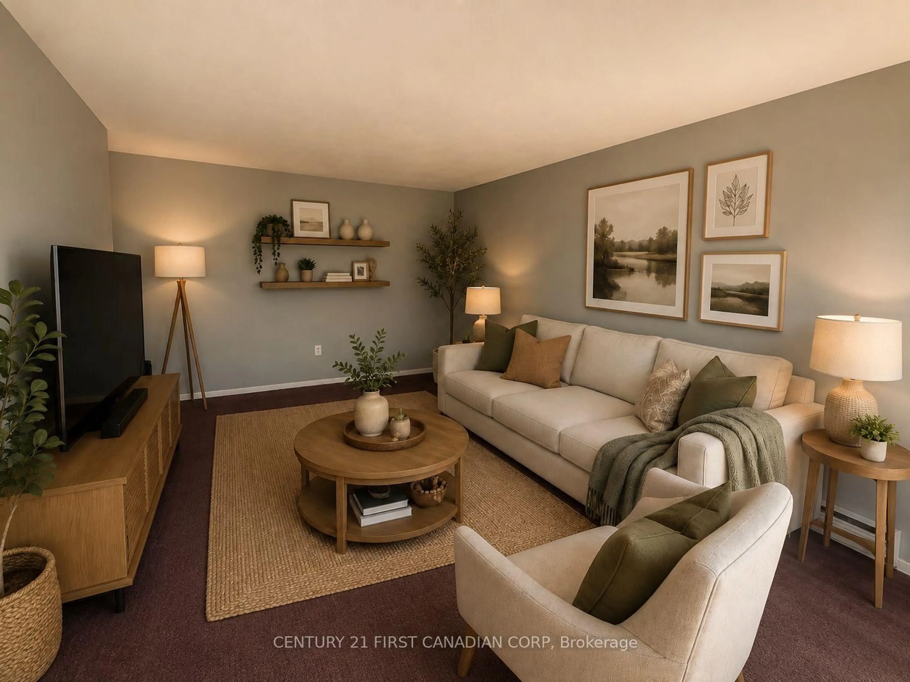 Living room with furniture, unknown for 1830 Dumont St #304, London East Ontario N5W 2S1