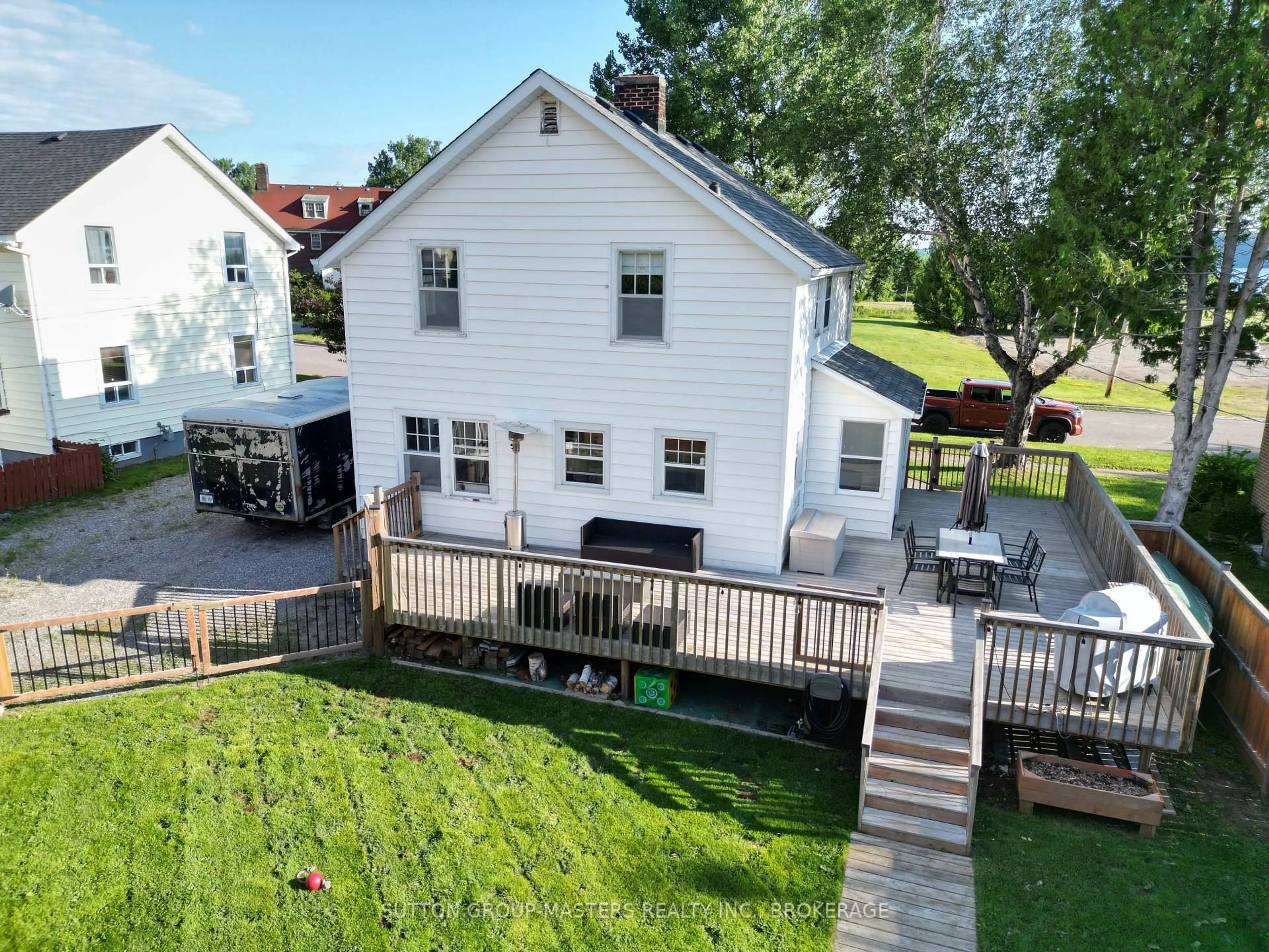 A pic from outside/outdoor area/front of a property/back of a property/a pic from drone, unknown for 50 Brompton Rd, Red Rock Ontario P0T 2P0