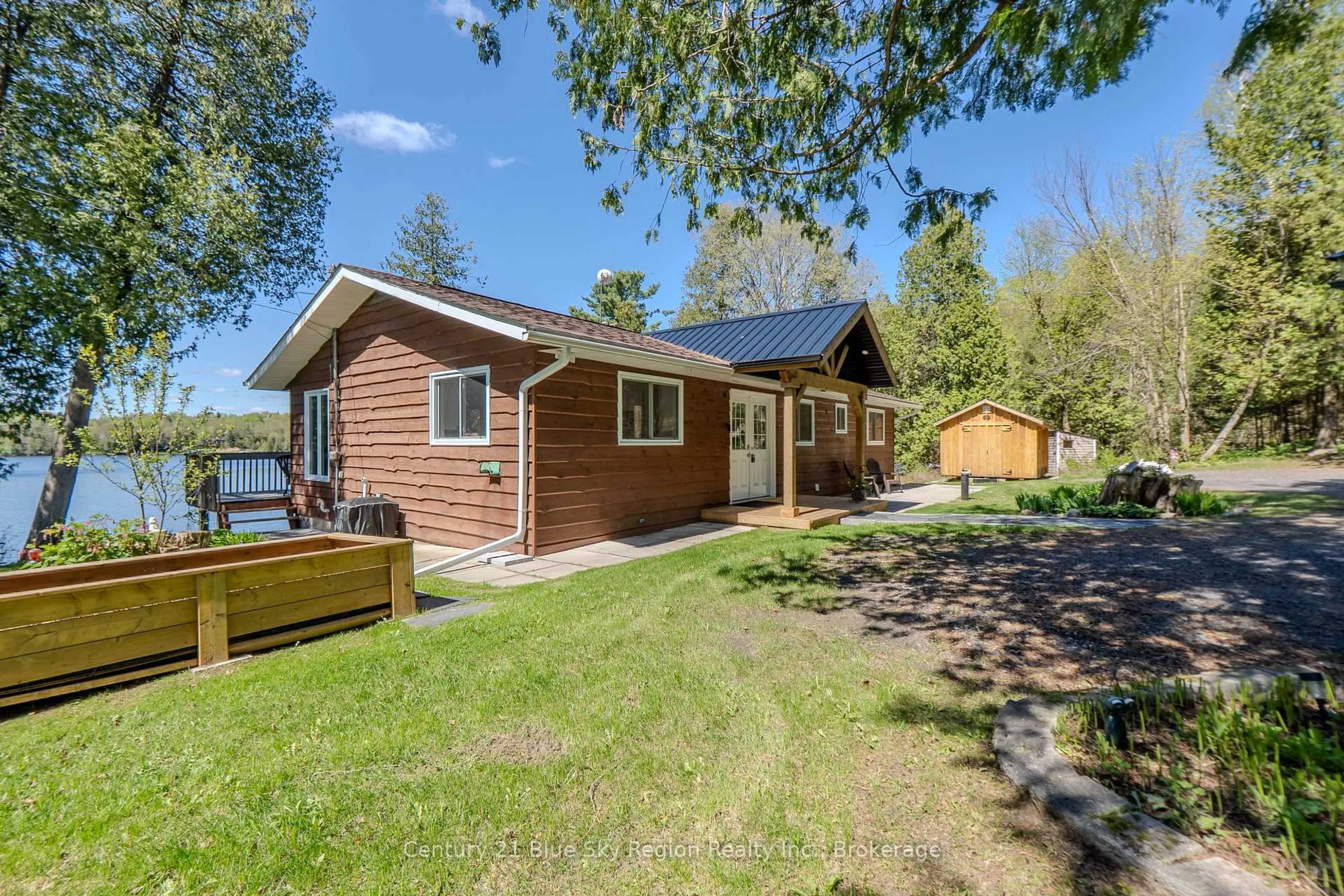 Patio, water/lake/river/ocean view for 12 Cherry Lane, East Ferris Ontario P0H 1K0