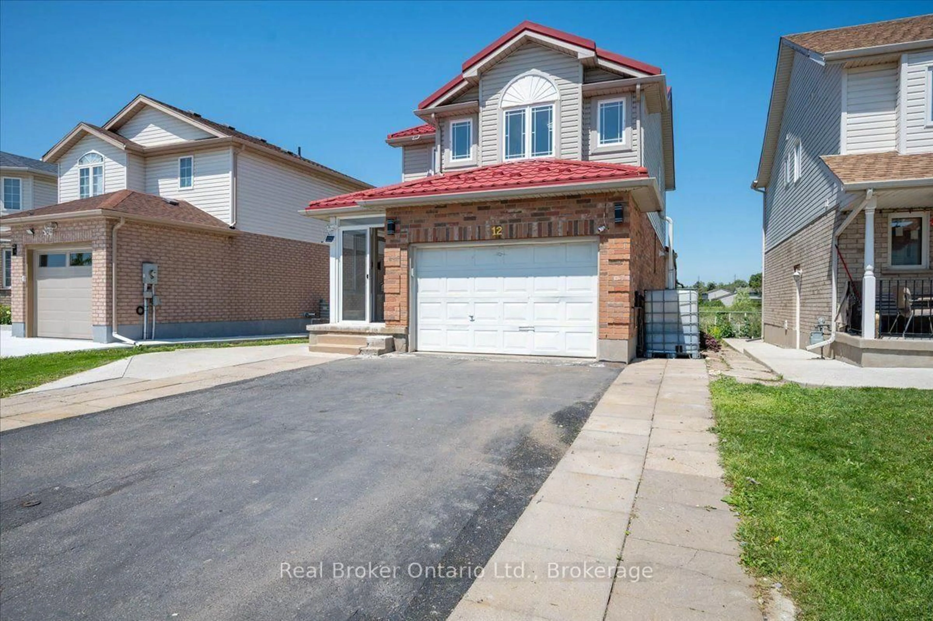 Home with brick exterior material, street for 12 Castlebury Dr, Guelph Ontario N1K 1X9