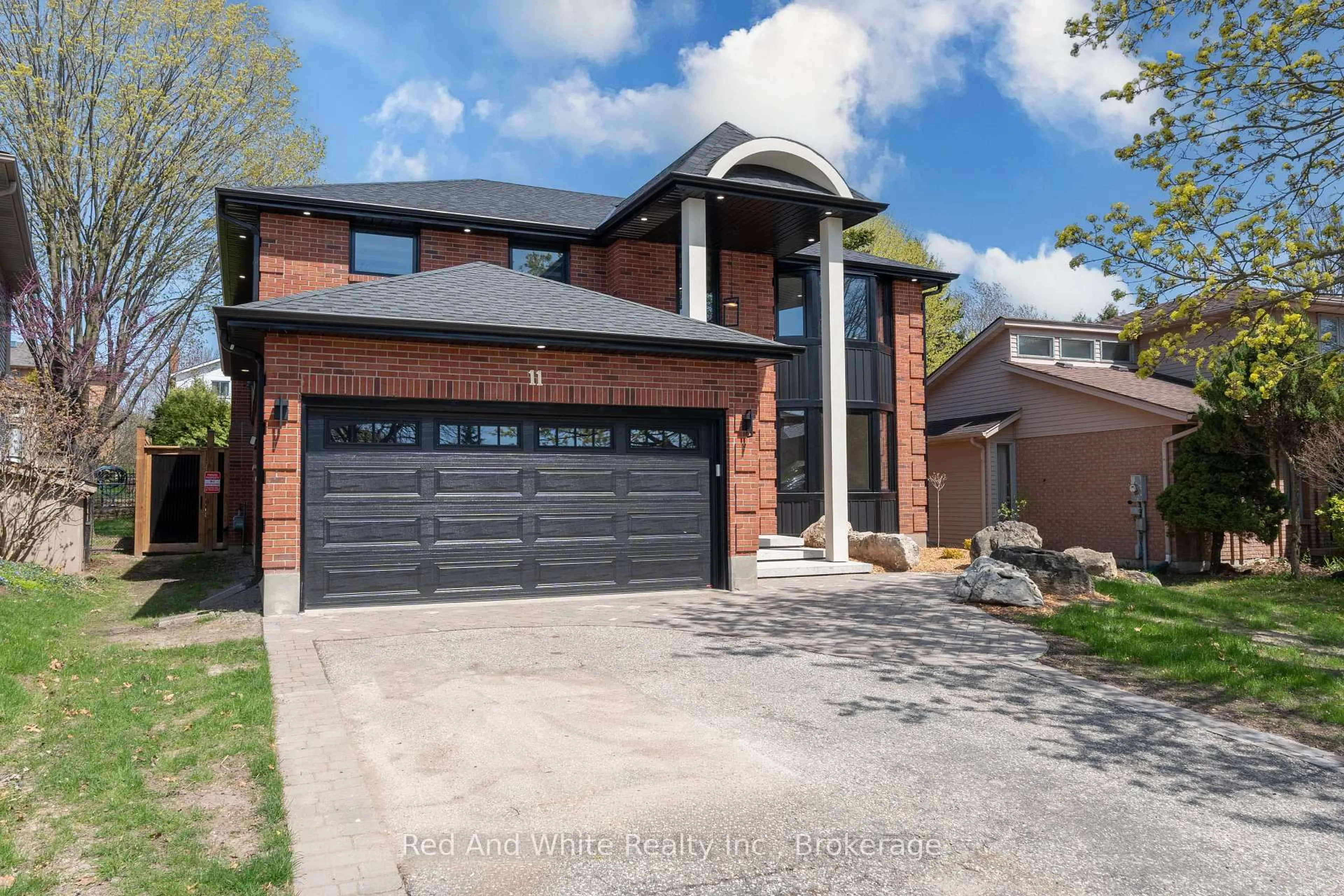 Home with brick exterior material, street for 11 Bridlewood Dr, Guelph Ontario N1G 4A5