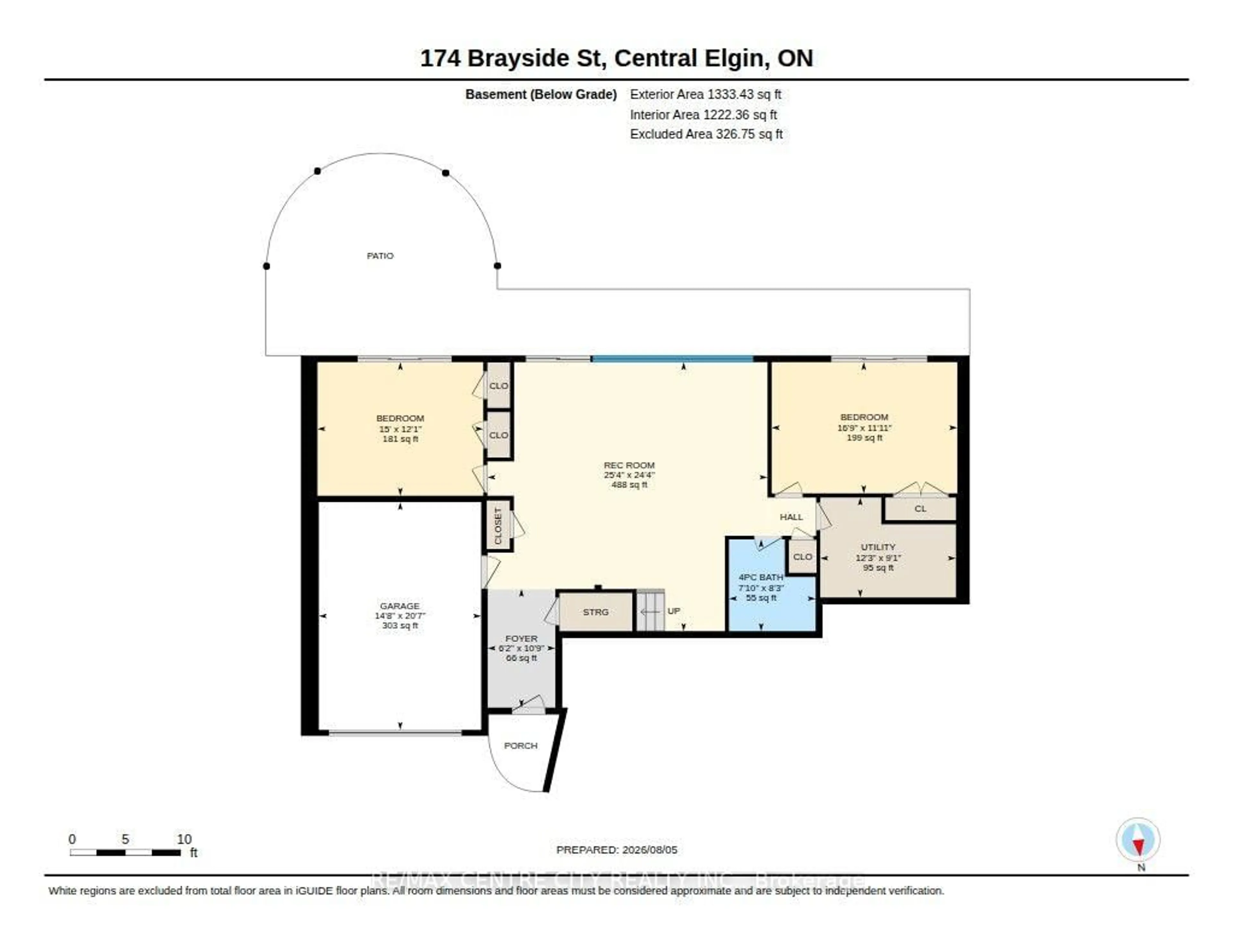 Floor plan for 174 Brayside St, Central Elgin Ontario N5L 1A2