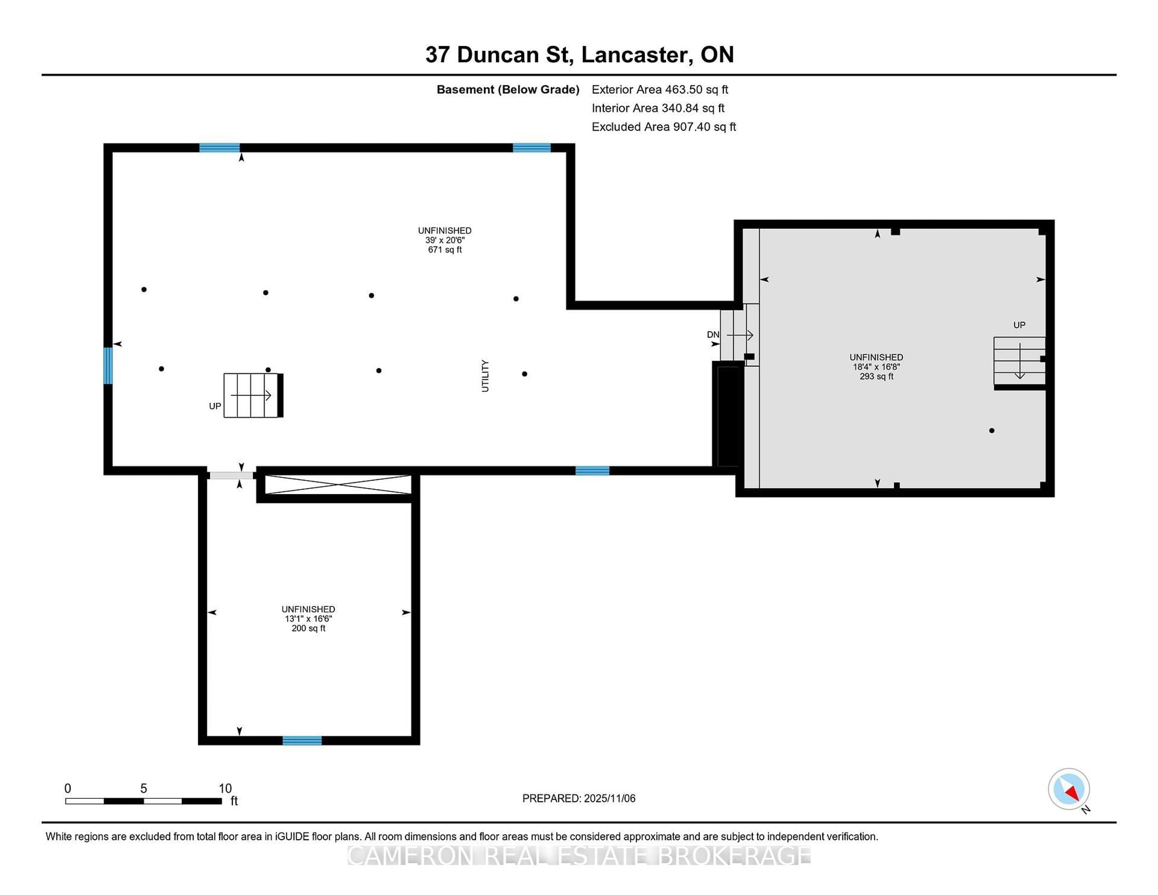 Floor plan for 37 Duncan St, South Glengarry Ontario K0C 1N0