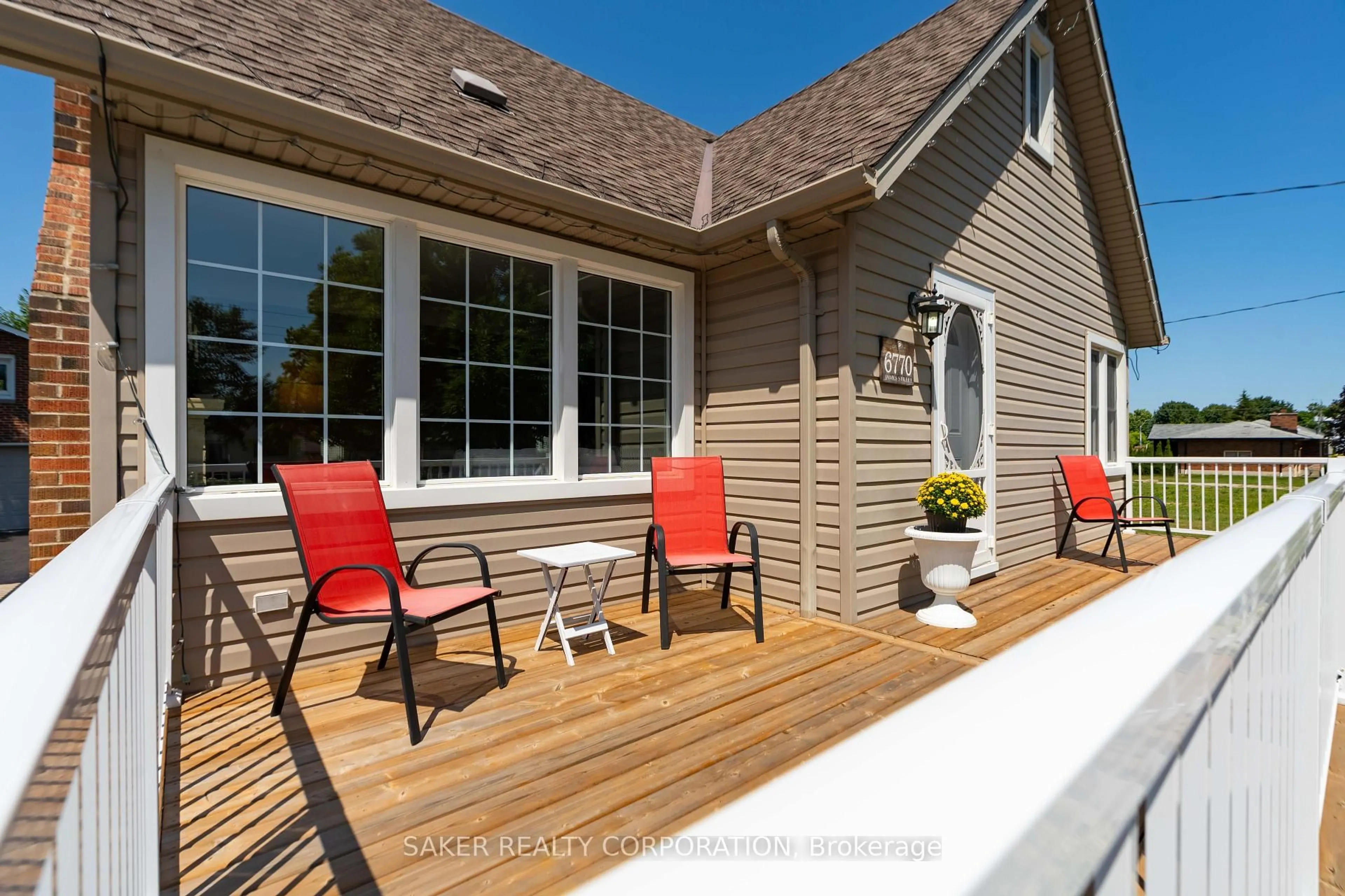 Patio, water/lake/river/ocean view for 6770 James St, London South Ontario N6P 1A4