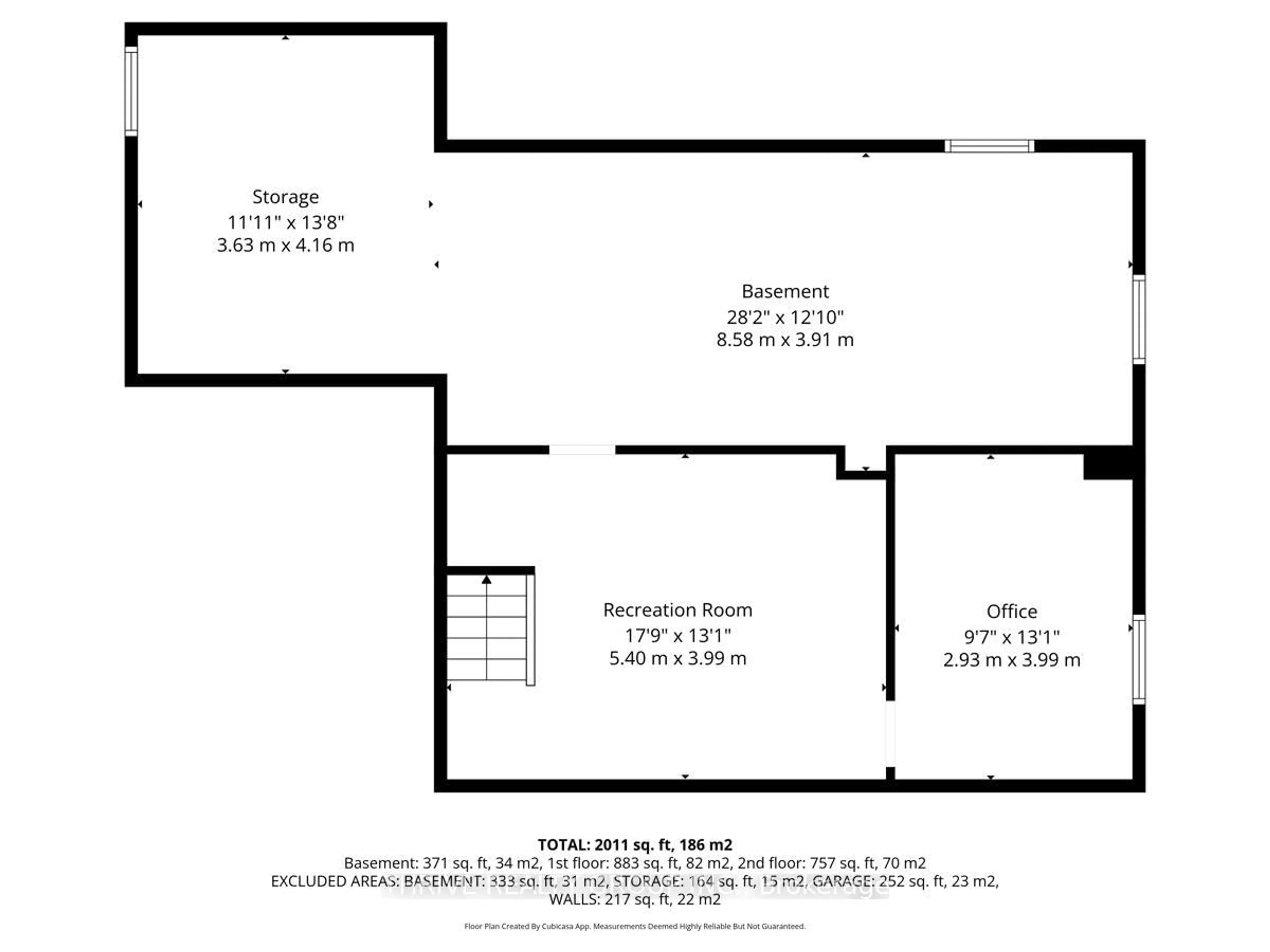 Floor plan for 19 Kendall Crt, London North Ontario N5X 1E4