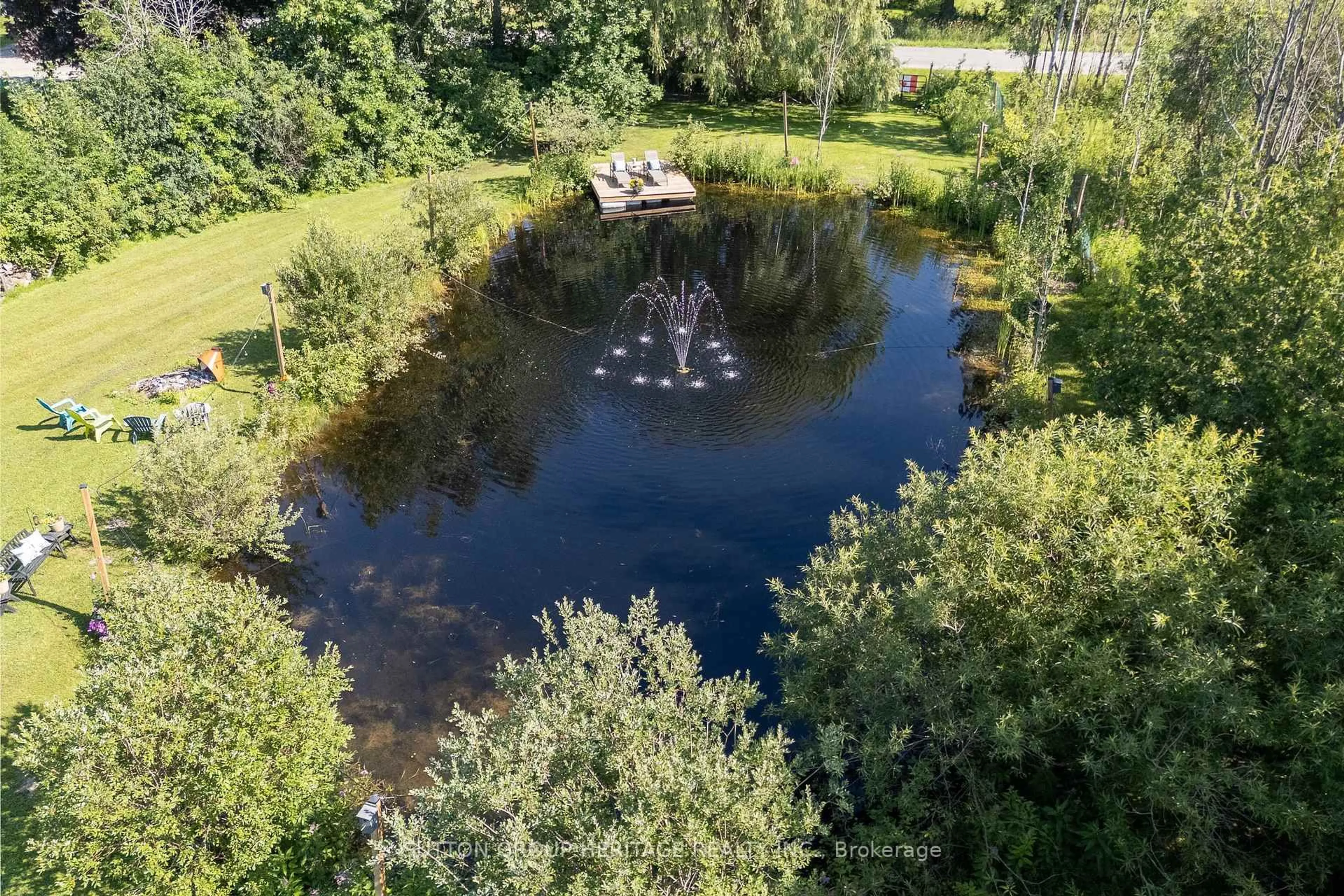 A pic from outside/outdoor area/front of a property/back of a property/a pic from drone, water/lake/river/ocean view for 119 Spring St, Alnwick/Haldimand Ontario K0K 1S0