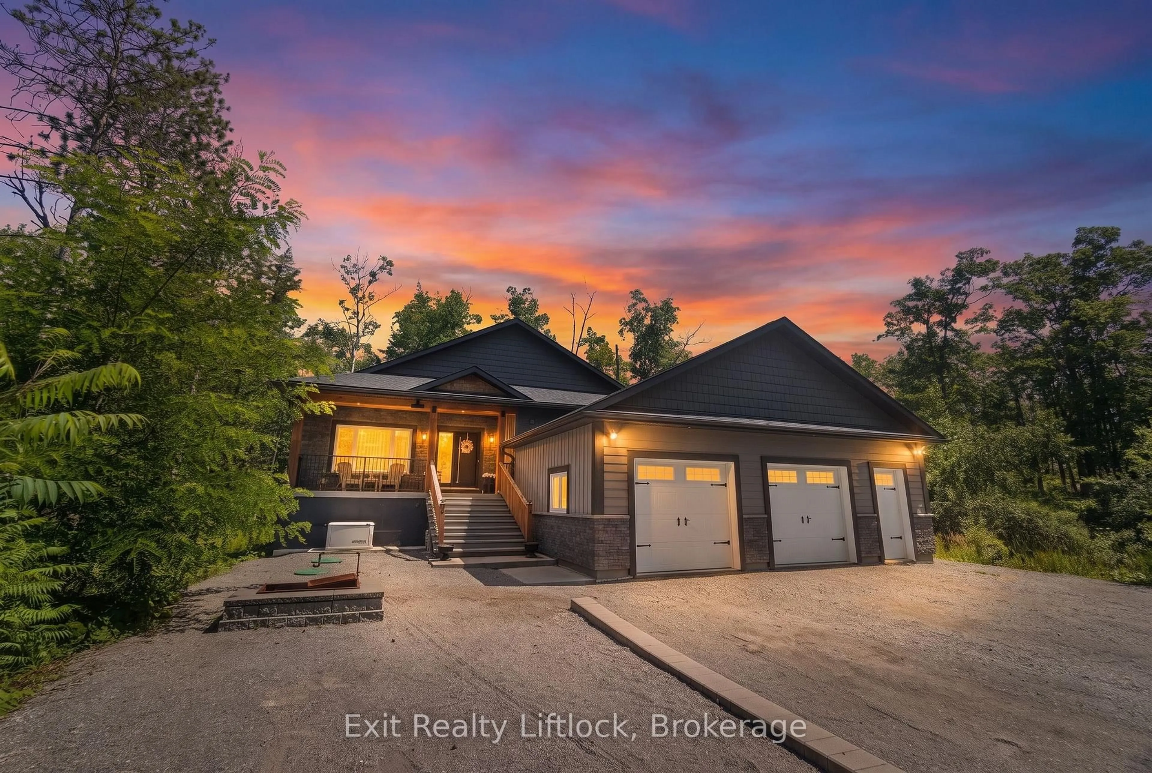 A pic from outside/outdoor area/front of a property/back of a property/a pic from drone, water/lake/river/ocean view for 4006 County Rd 36, Trent Lakes Ontario K0L 1J0
